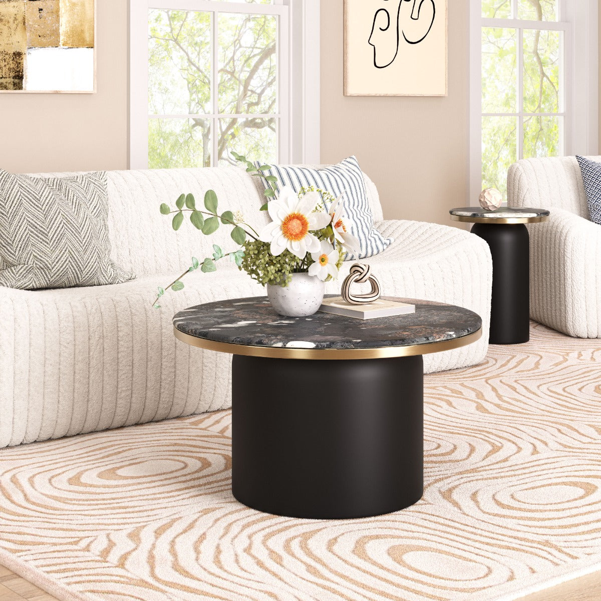 Luxor Coffee Table - Bold Multicolor Design for Dynamic Living Spaces and Stylish Interiors
