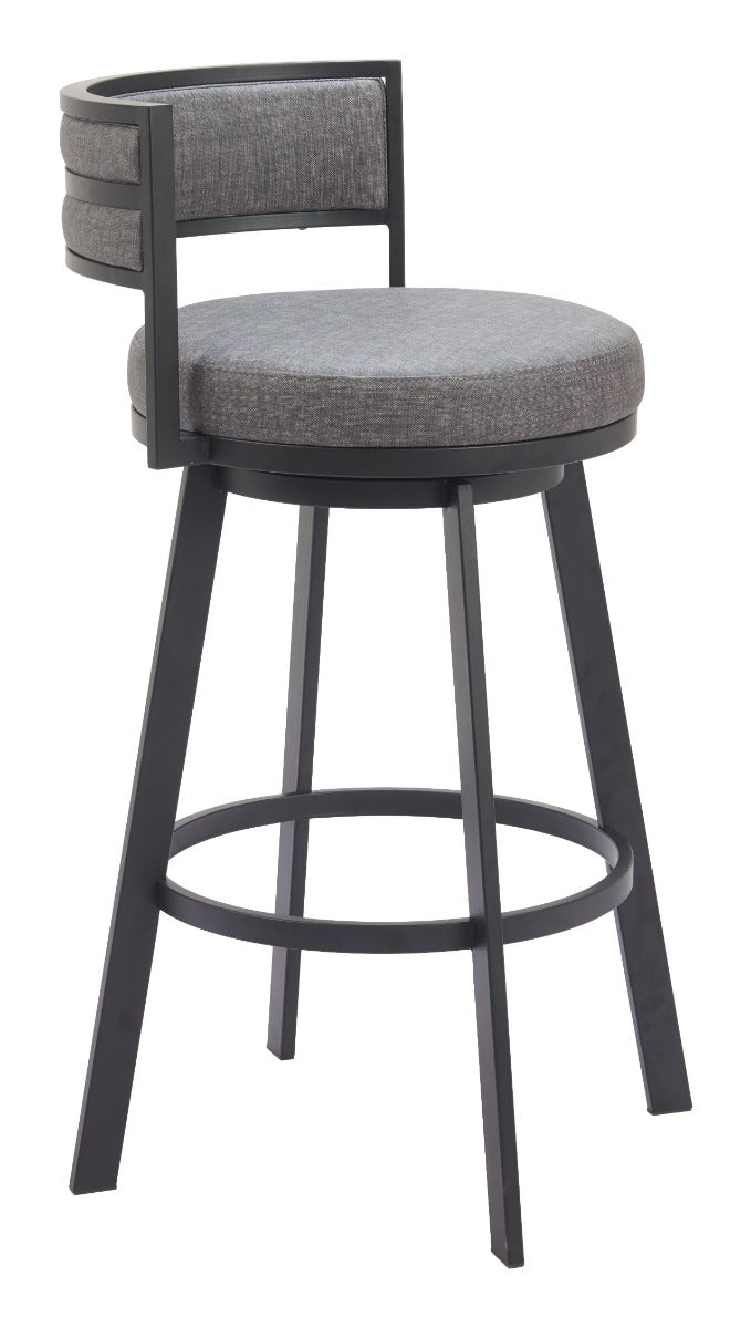Gimsby Swivel Barstool Gray β Comfortable and Stylish Gray Swivel Barstool for Modern Kitchens or Bars