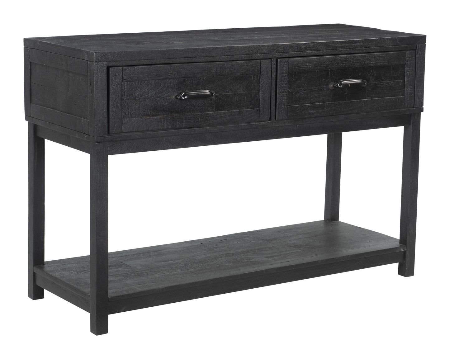 Surat Console Table - Black Sleek and Modern Console Table for Contemporary Living Spaces and Entryways