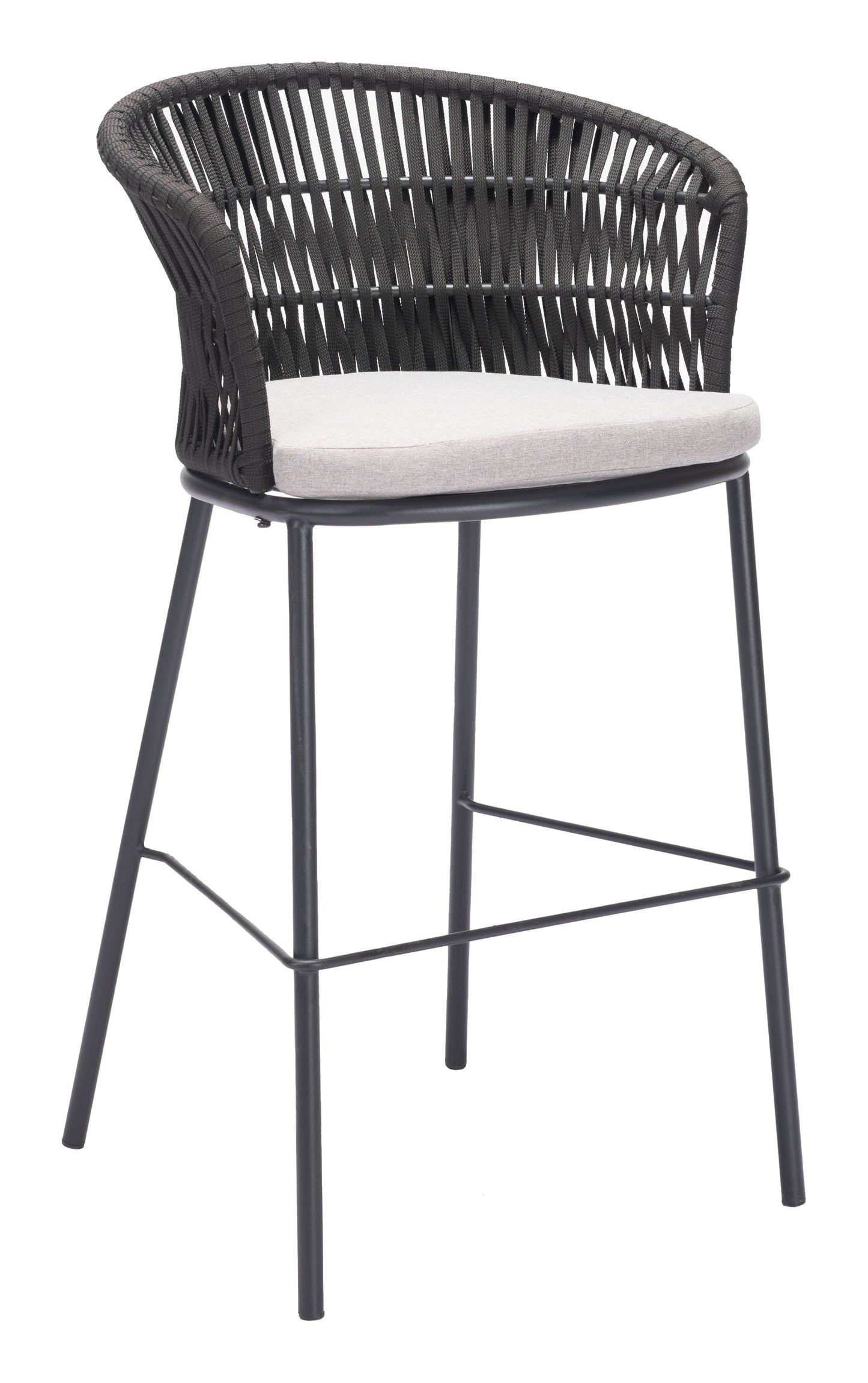Freycinet Barstool Black (Set of 2) - Sleek & Modern Barstools with a Chic Black Finish for a Contemporary Look