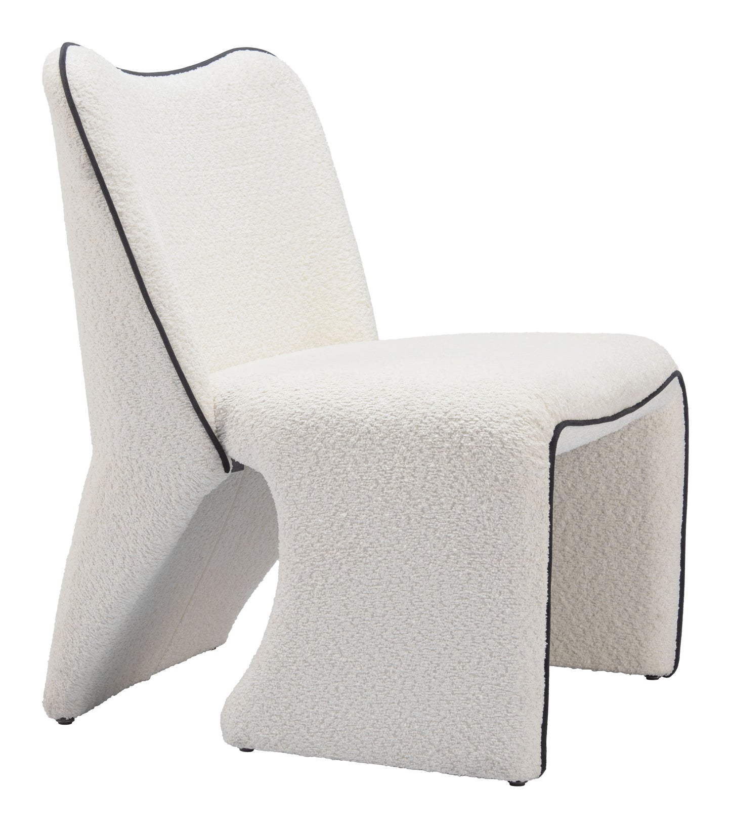 Novo Accent Chair Ivory β Chic and Comfortable Ivory Accent Chair for Living Room or Bedroom Decor