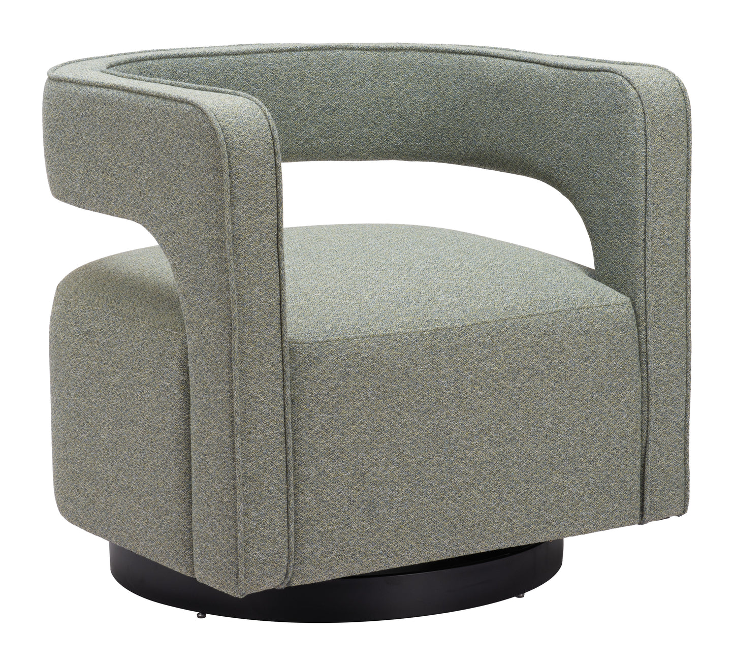 Turku Swivel Chair - Sage Green Stylish and Comfortable Swivel Chair for Modern Living Spaces