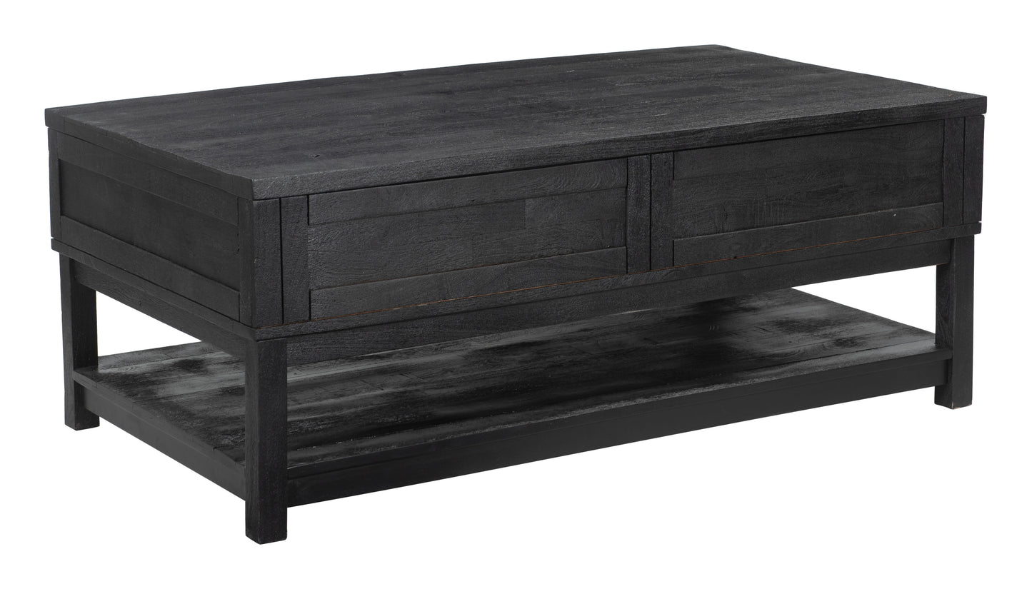 Surat Lift Top Coffee Table - Black Modern and Functional Coffee Table with Lift-Top Design for Stylish Living Rooms