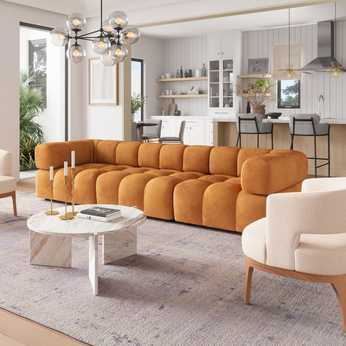Rist Corner Chair Brown β Stylish and Comfortable Brown Corner Chair for Modern Living Spaces