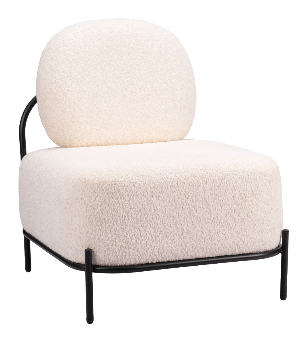 Arendal Accent Chair - Vanilla Elegant and Cozy Upholstered Chair for Modern Living Rooms