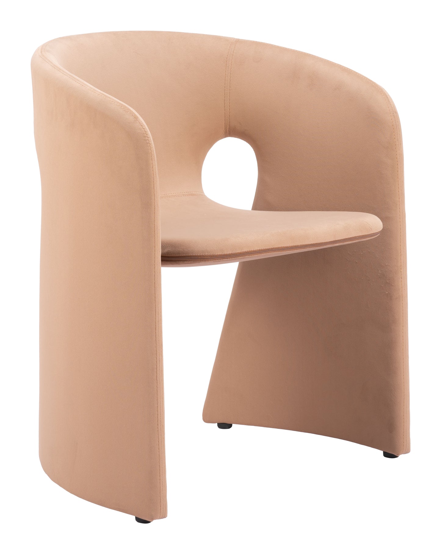 Rosyth Dining Chair - Tan Modern Upholstered Chair for Elegant Dining Spaces