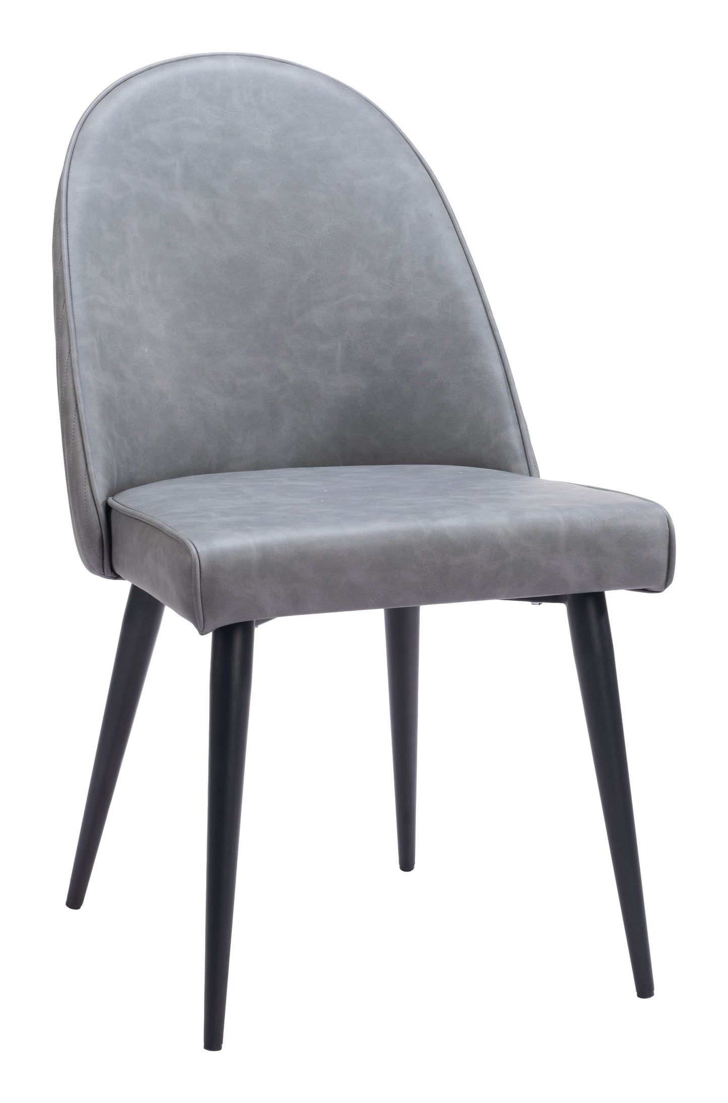 Silloth Armless Dining Chair Set of 2 - Gray Modern Chairs for Stylish Dining Rooms