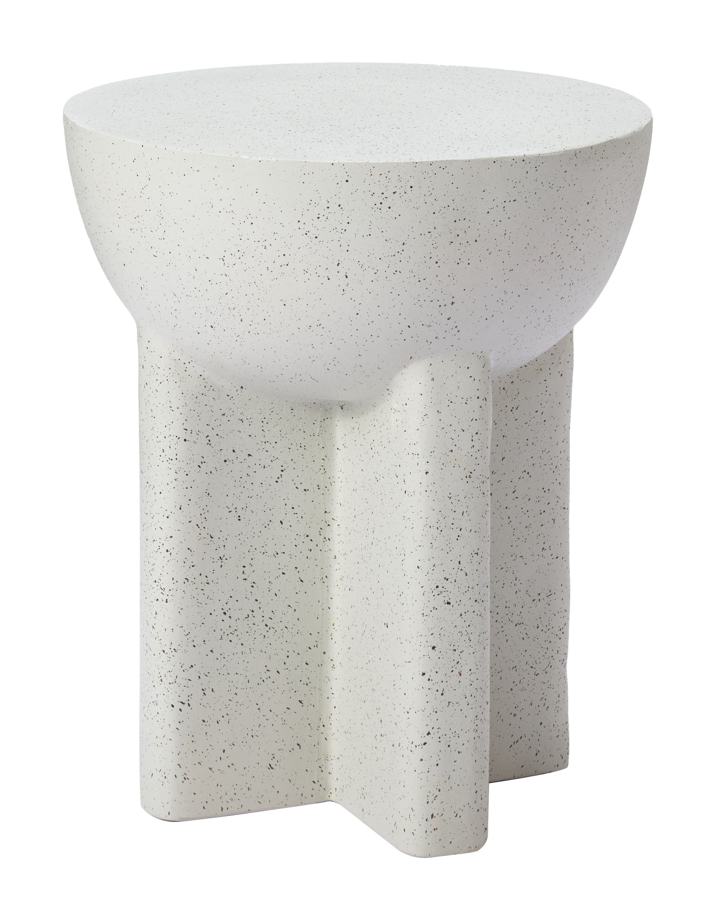 Molli Side Table White β Sleek and Modern White Accent for Living Room or Bedroom Decor