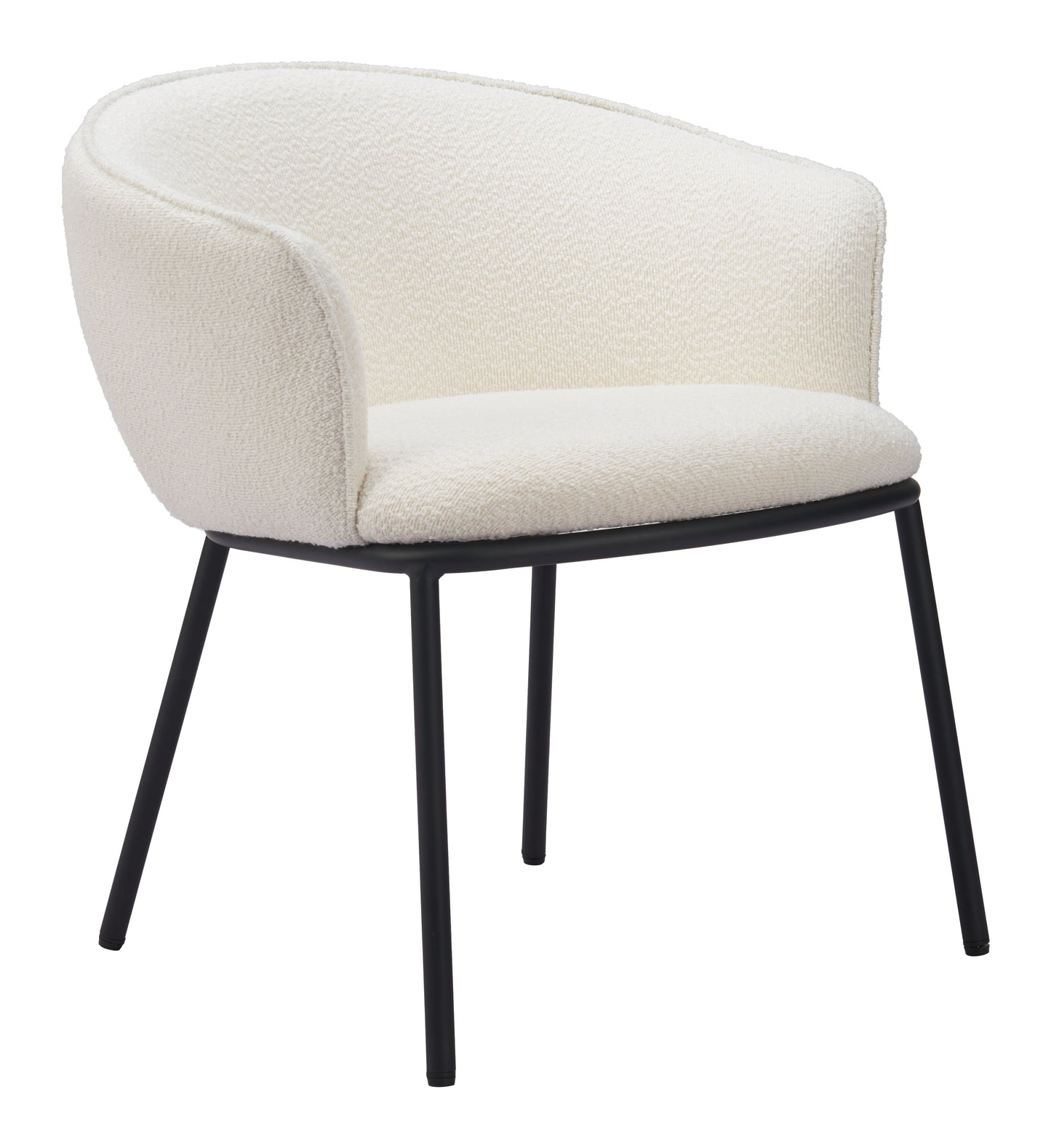Essen Dining Chair - Ivory Elegant Upholstered Chair for Chic Dining Spaces