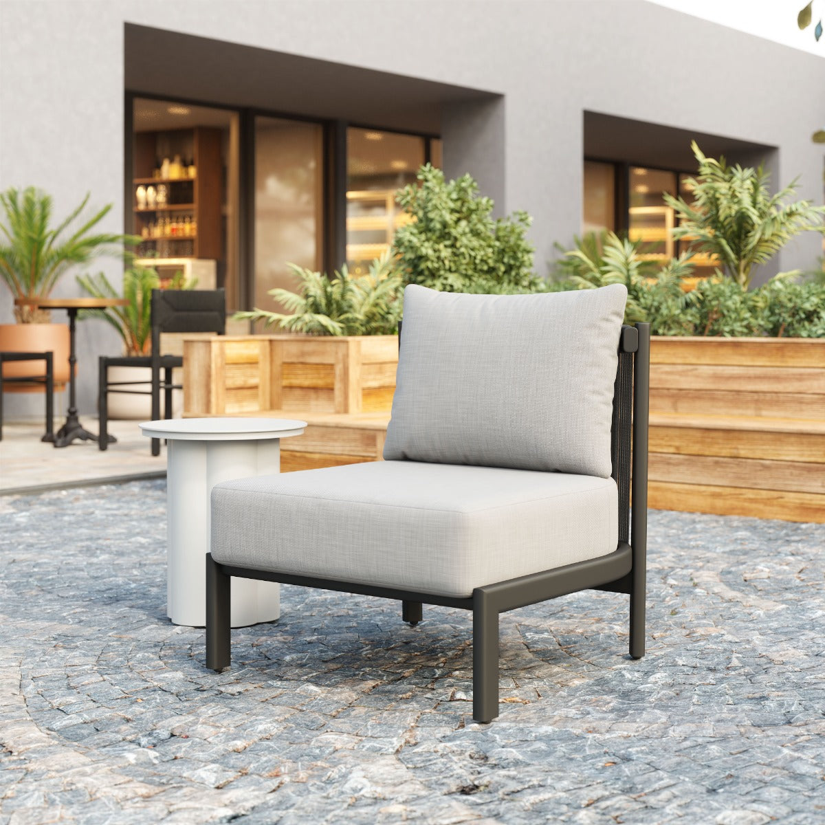 Horizon Accent Chair Gray - Sleek & Comfortable Accent Chair with a Chic Gray Upholstery for a Modern Touch