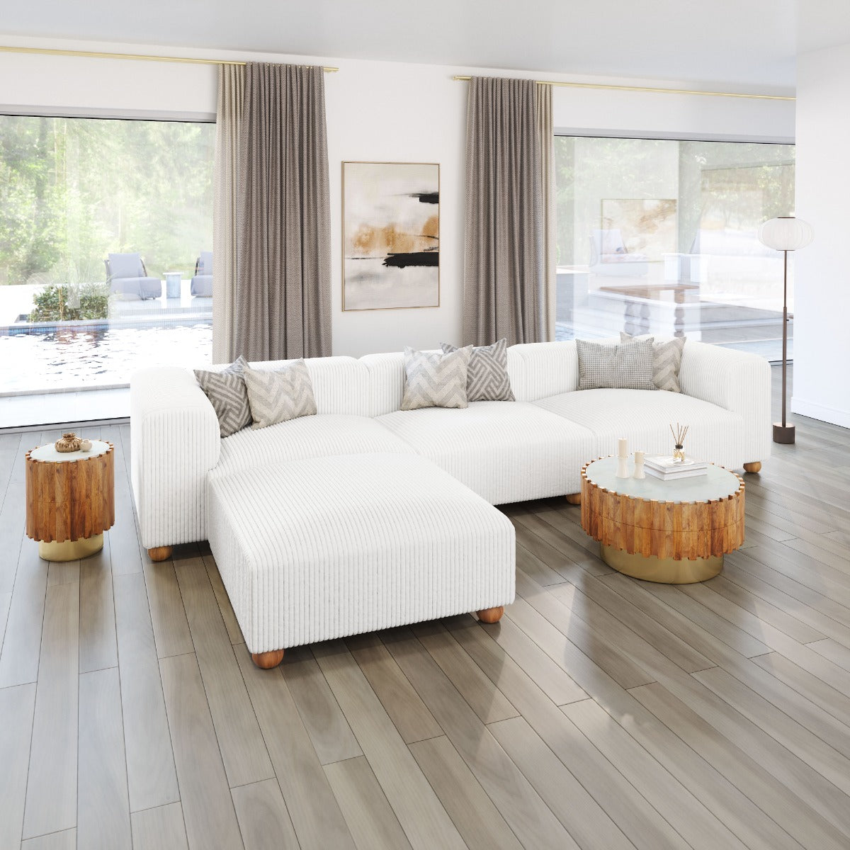 Tayte Sofa White β Stylish and Comfortable White Sofa for Contemporary Living Rooms