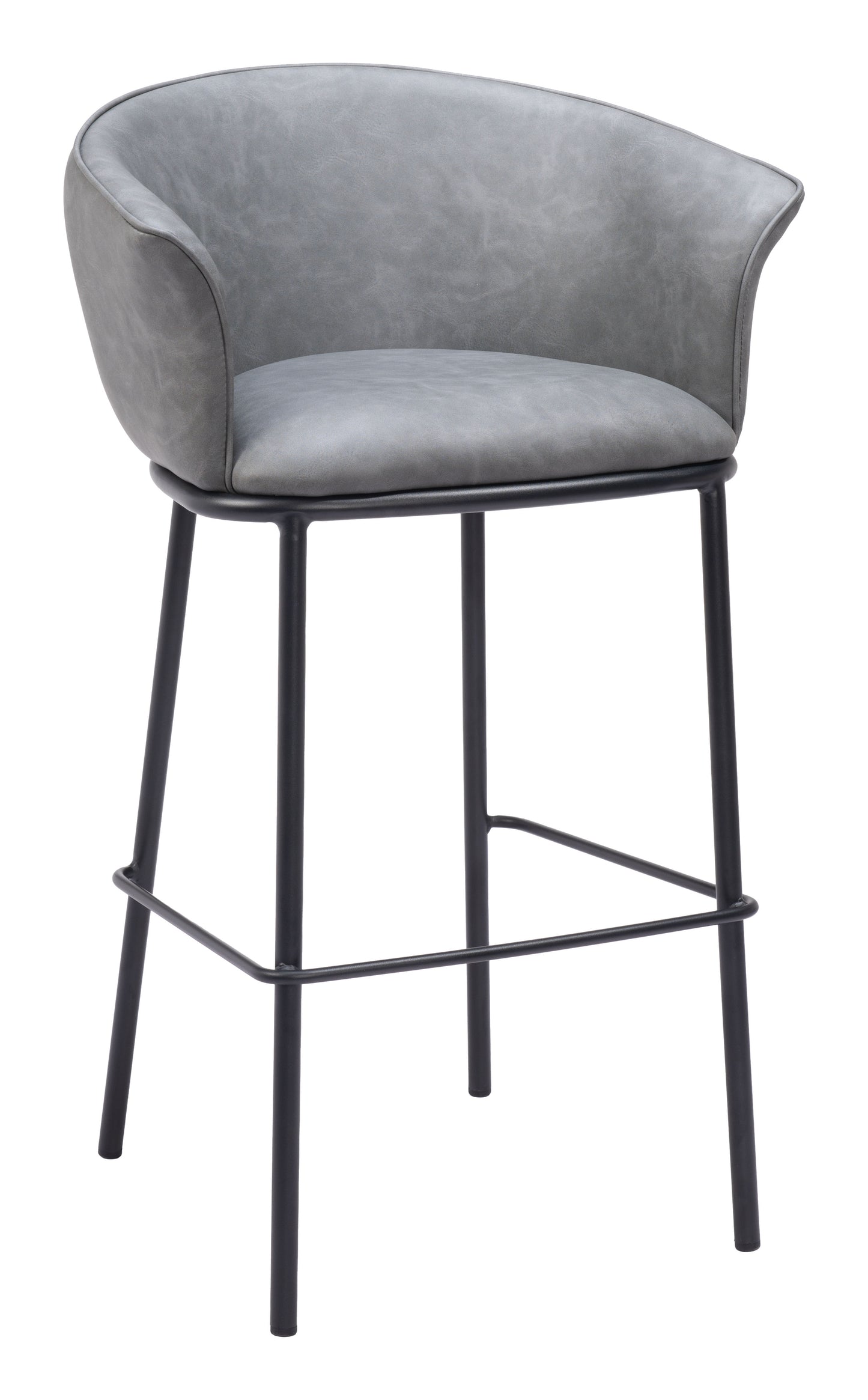 Garston Barstool Gray β Stylish and Comfortable Gray Barstool for Kitchen or Home Bar Area