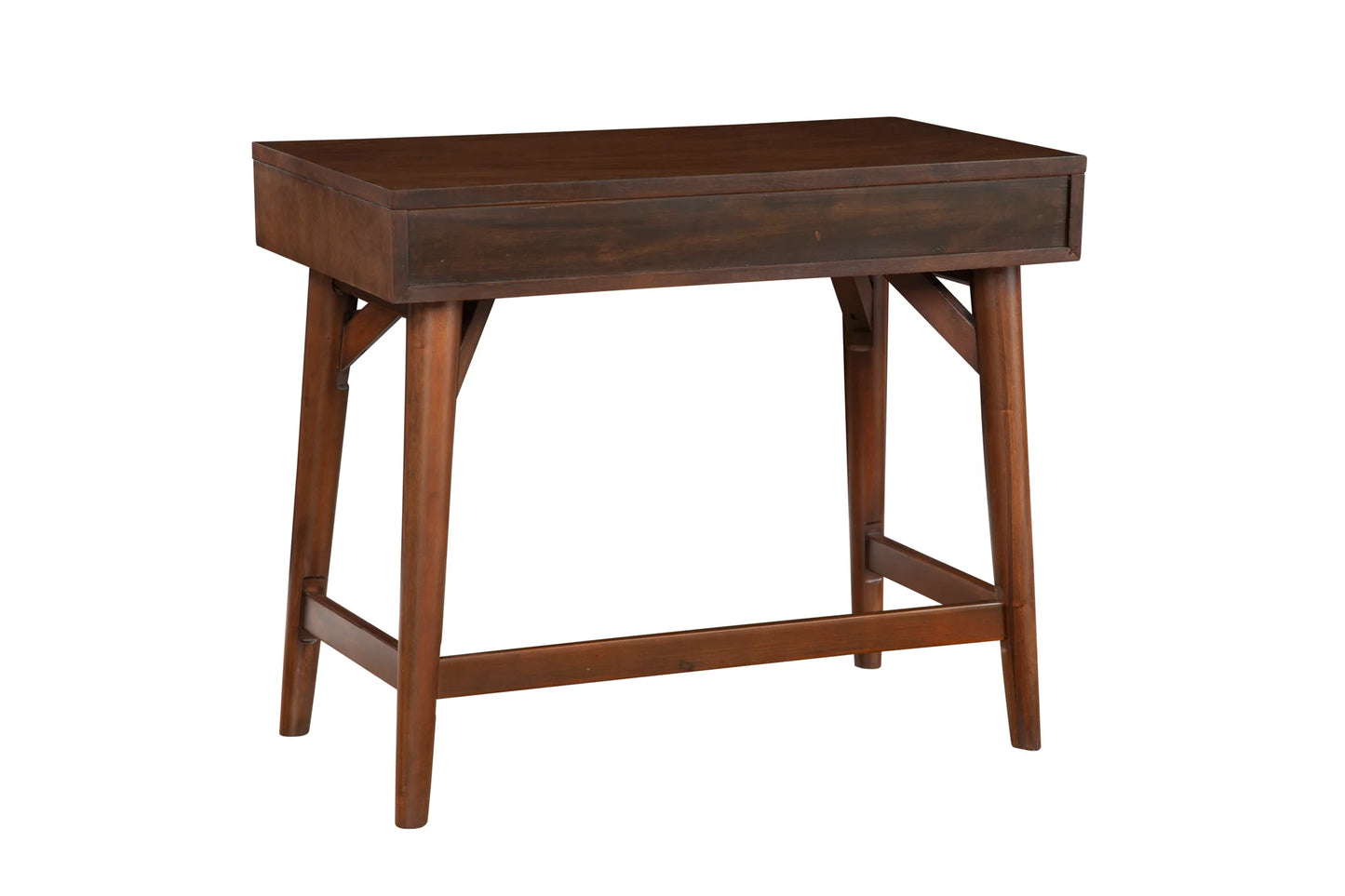 Flynn Mini Desk in Rich Walnut – Compact and Stylish Workspace for Modern Homes