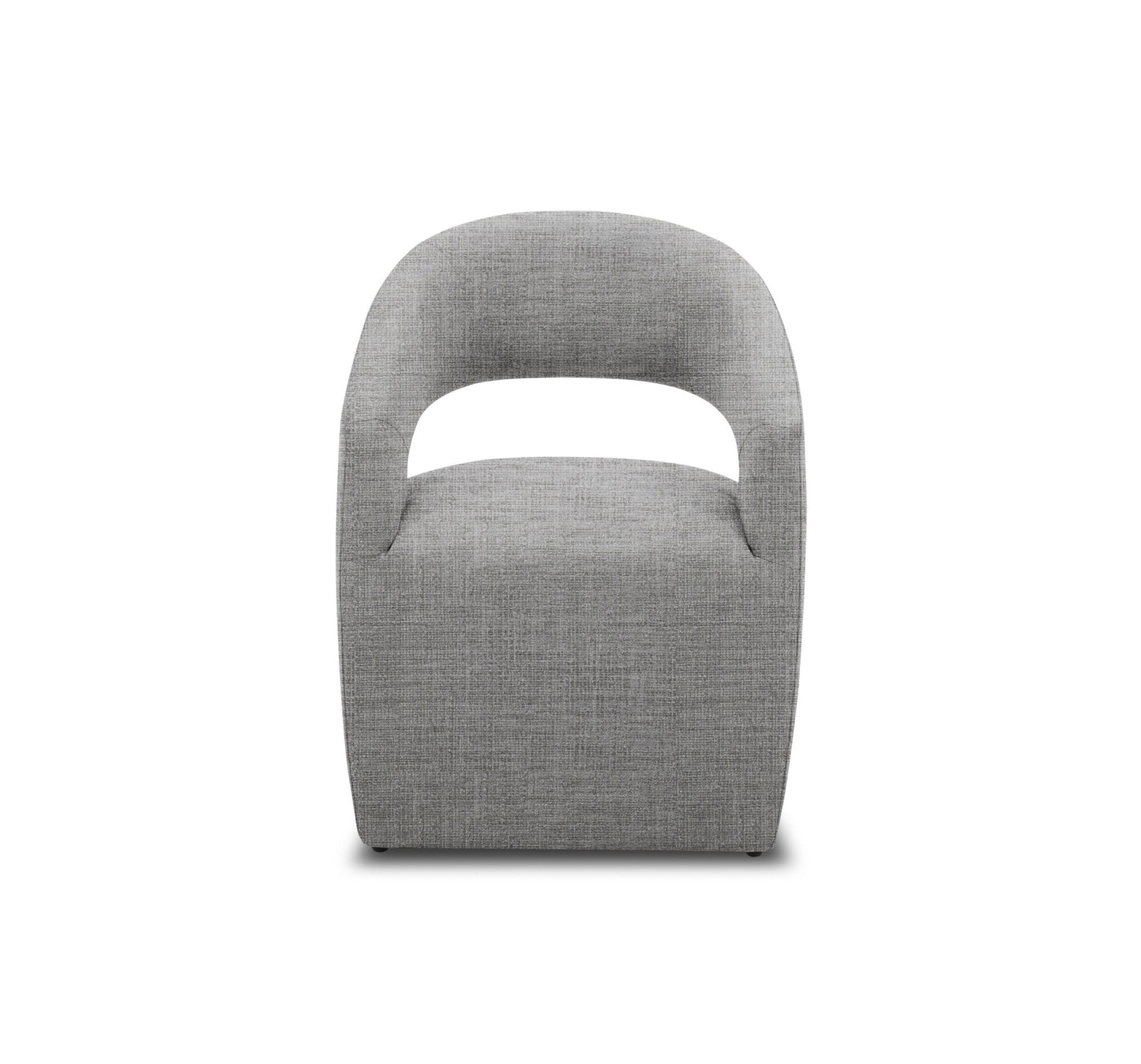 Modrest Angie - Modern Grey Fabric Accent Chair