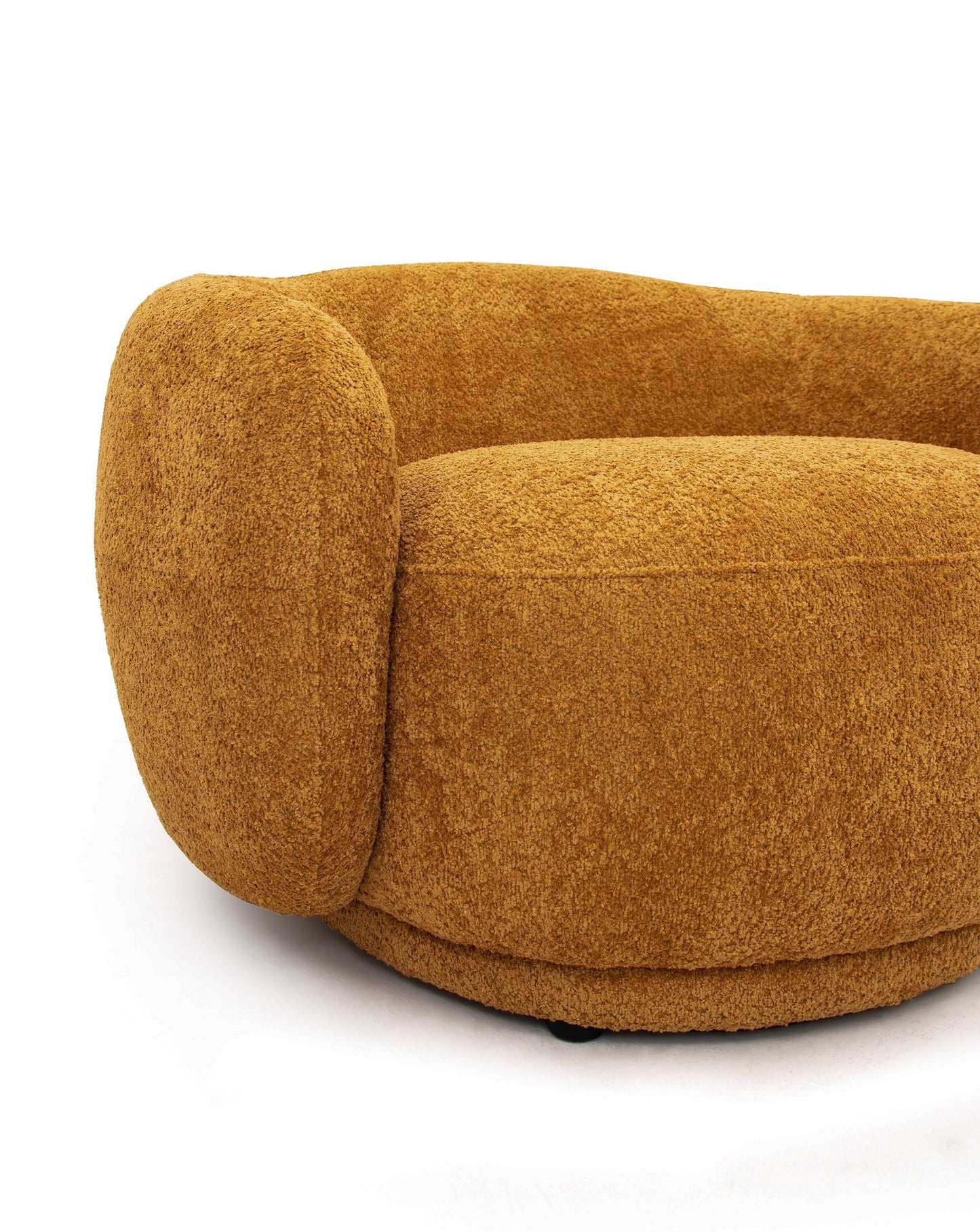 Divani Casa Andrew - Modern Orange Fabric Sofa Set