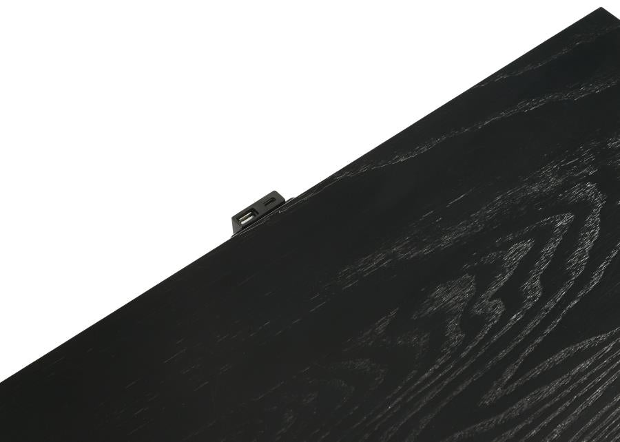 Arini 3-Drawer Nightstand β Black Finish for Sleek Sophistication and Practical Bedroom Storage