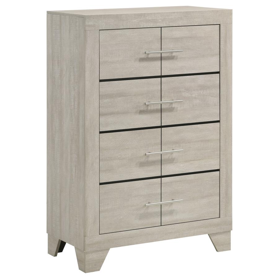 Trenton 5-Piece Queen Bedroom Set in Rustic Cream – Stylish & Cozy Bedroom Furniture