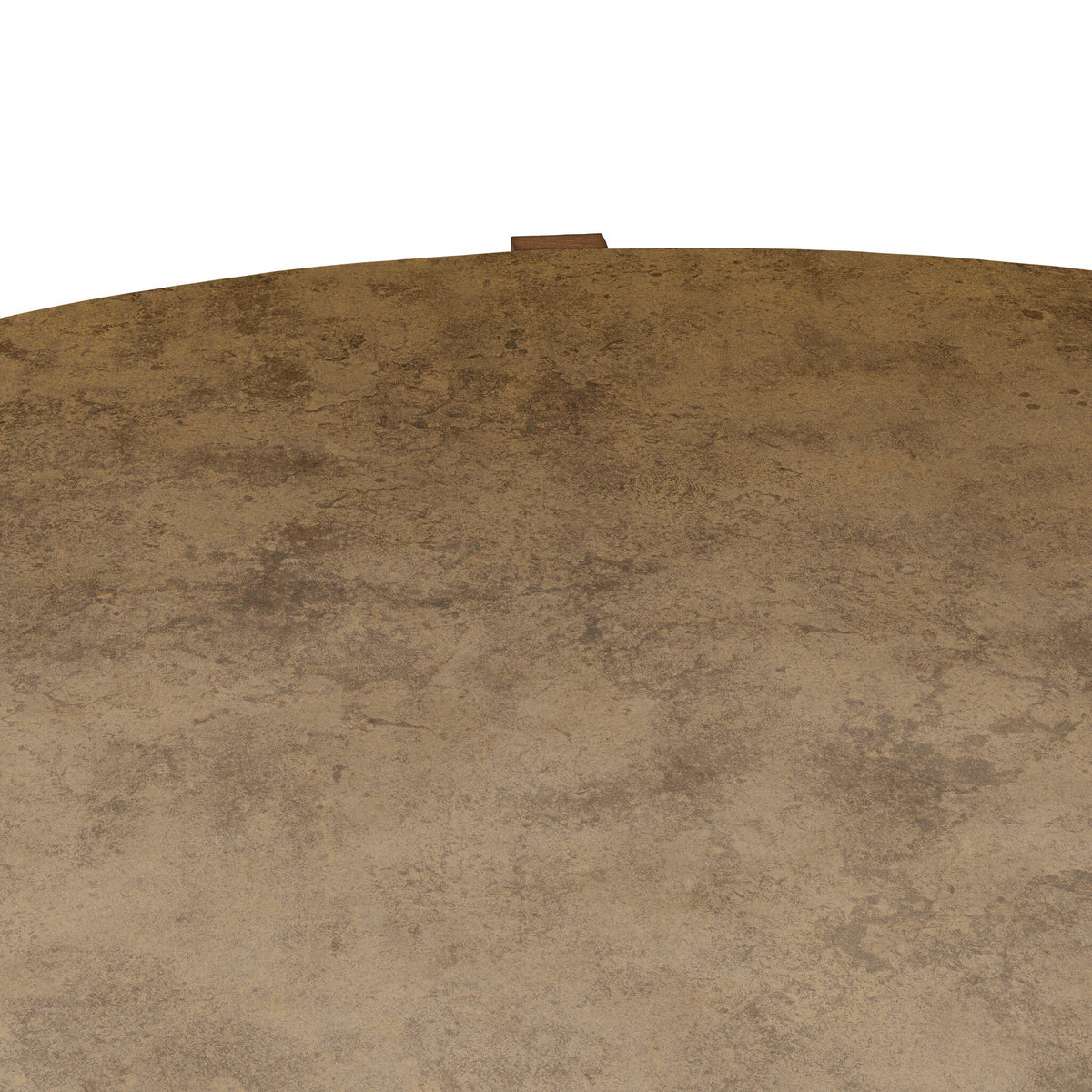 Bingham Coffee Table Antiqued Brass Aluminum