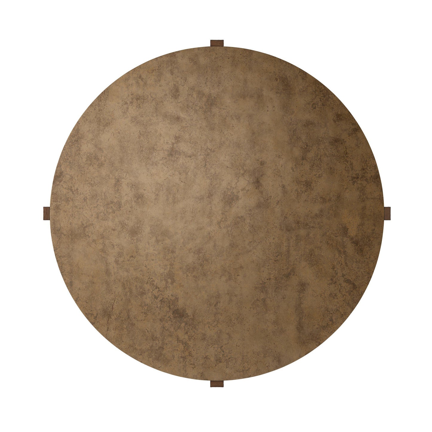 Bingham Coffee Table Antiqued Brass Aluminum