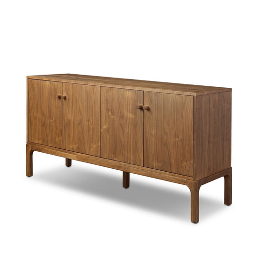 Arturo FourβDoor Walnut Storage Sideboard
