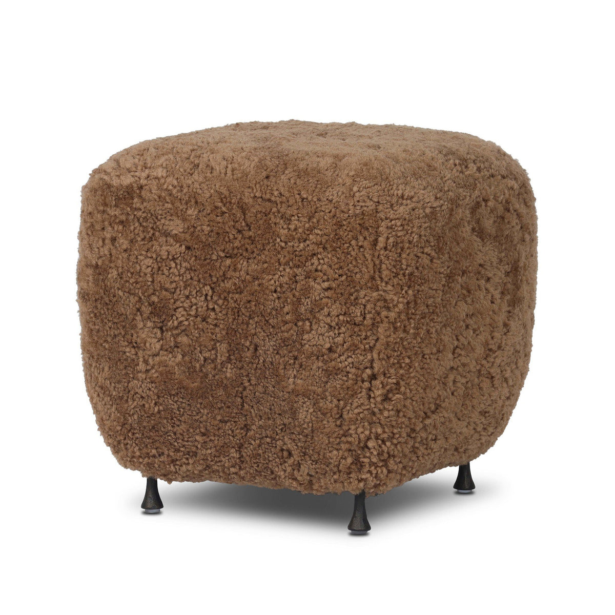 Joey Ottoman Amber Shearling