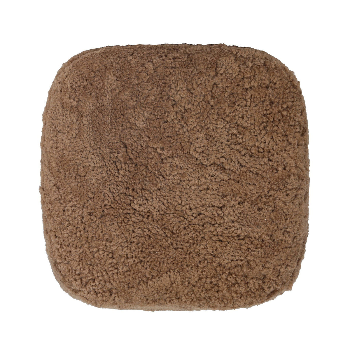 Joey Ottoman Amber Shearling