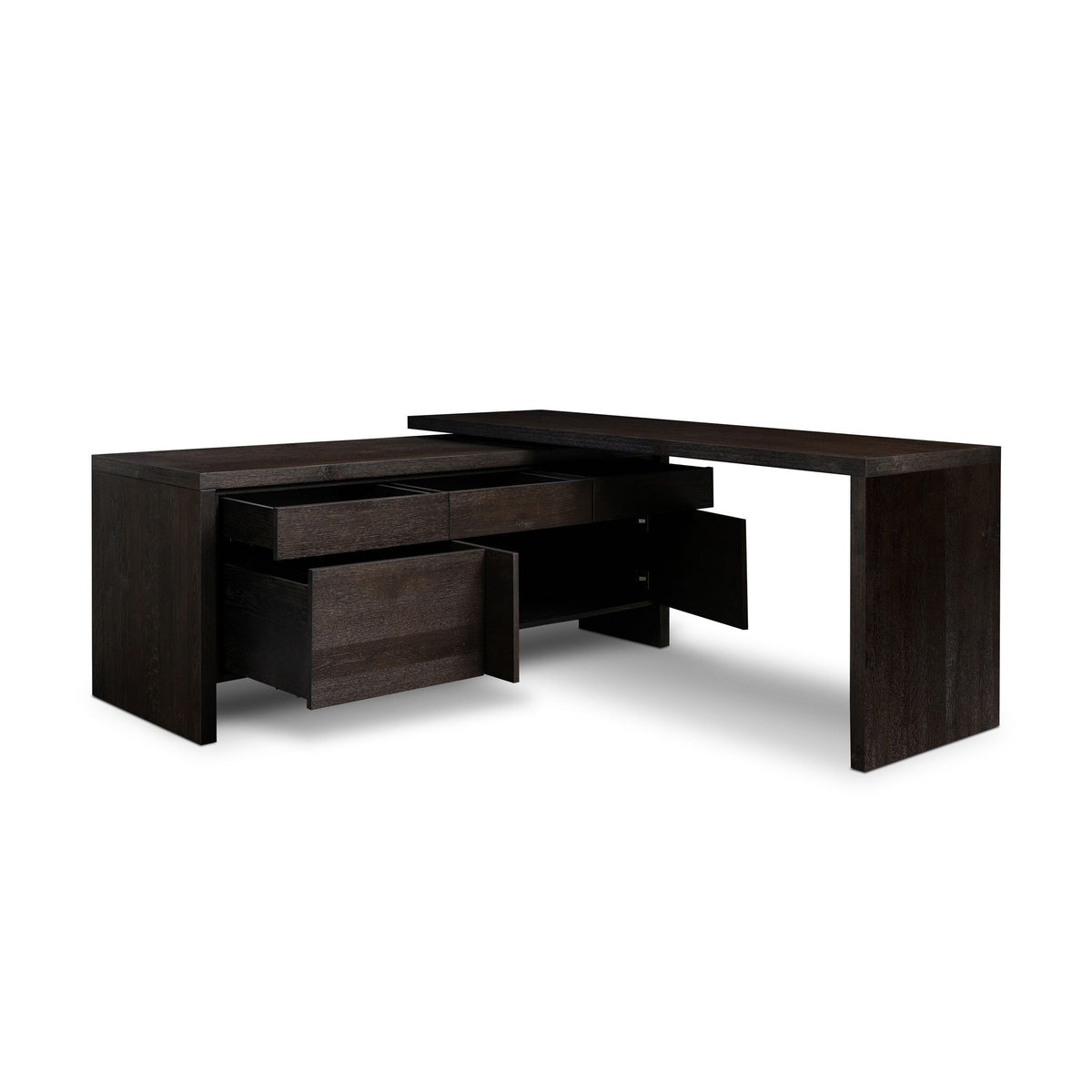 Noah Rotating Desk Smoked Oak