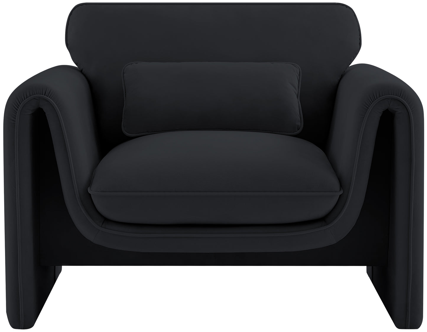 Sloan Velvet Upholstered Chair – Modern Accent Seating with Plush Tufted Design