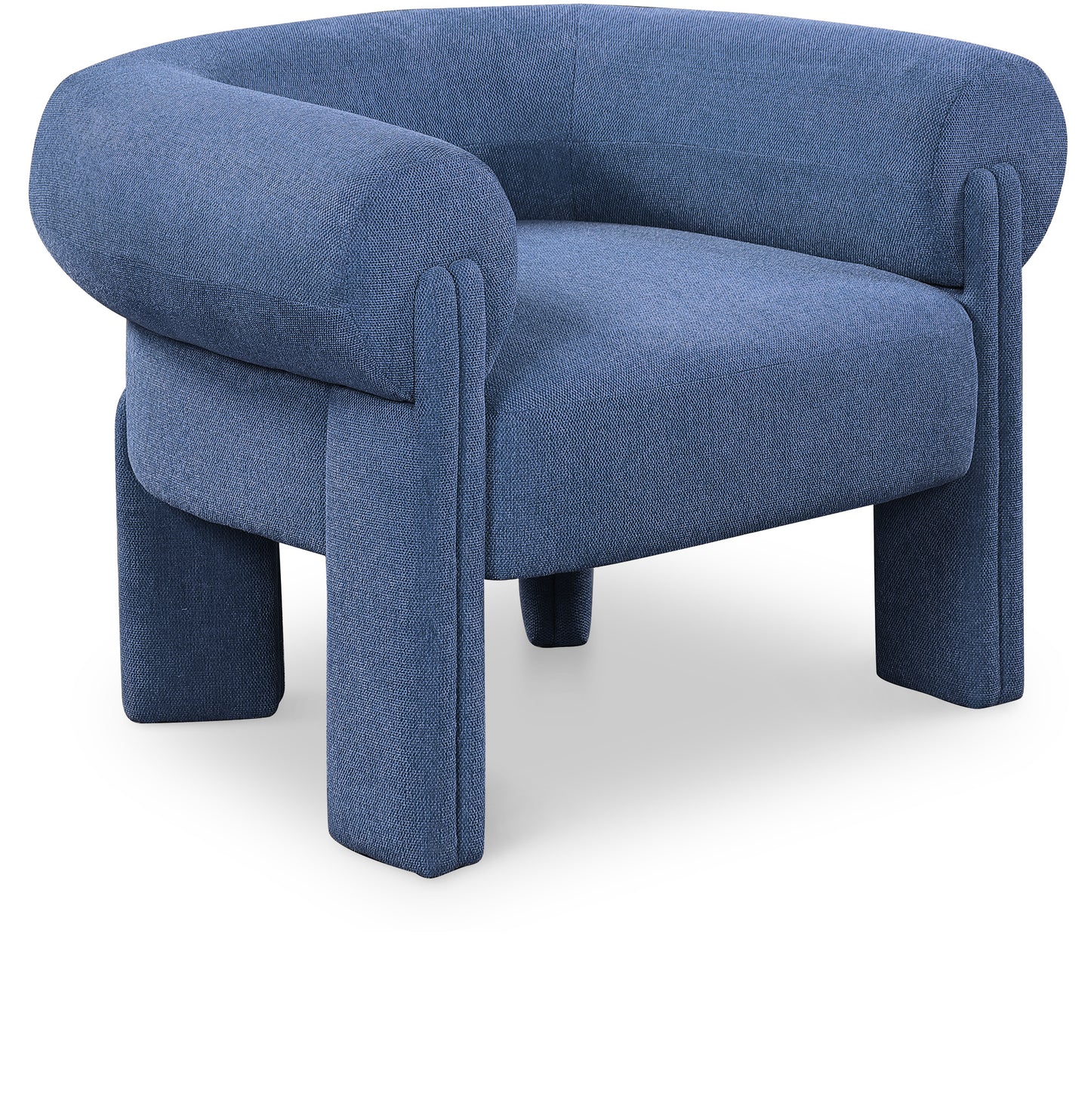 Stefano Fabric Upholstered Accent Chair – Modern Lounge Seating with Sleek Silhouette