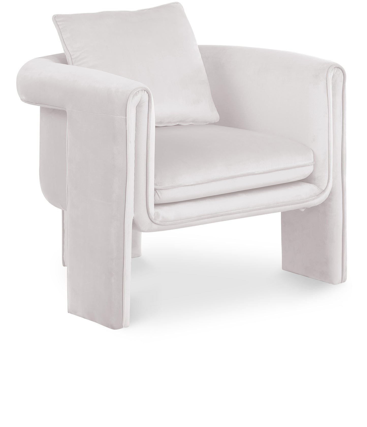 Sloan Velvet Upholstered Accent Chair – Modern Tufted Lounge Seating with Plush Comfort