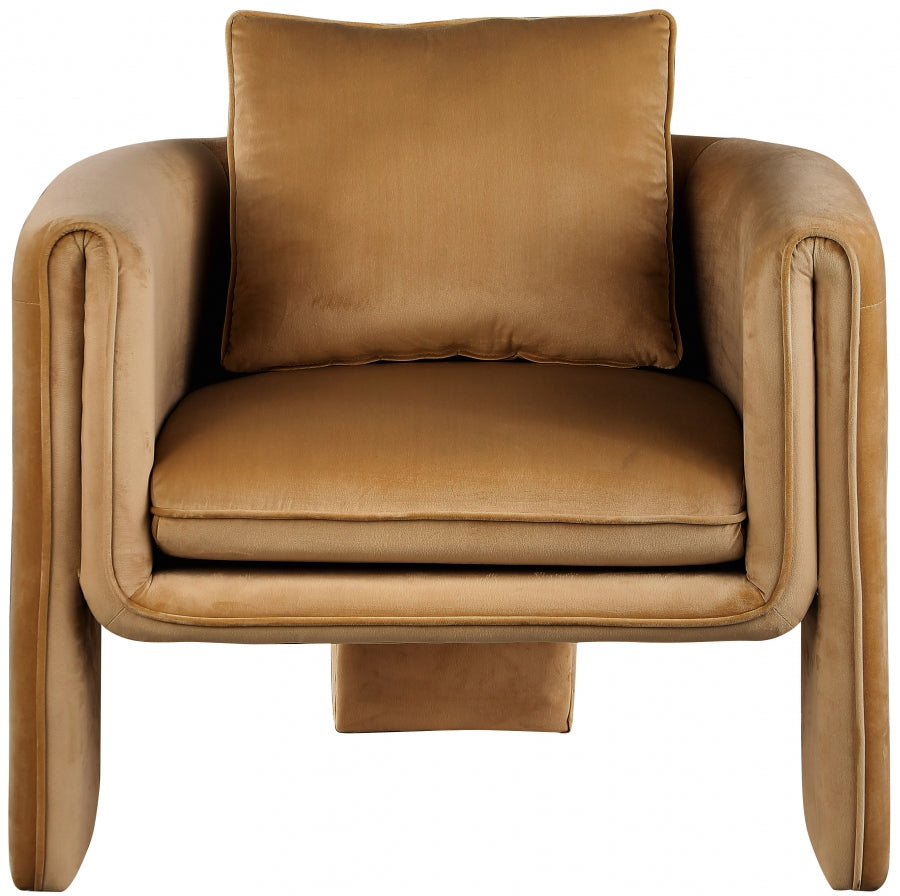 Sloan Velvet Upholstered Accent Chair – Modern Tufted Lounge Seating with Plush Comfort
