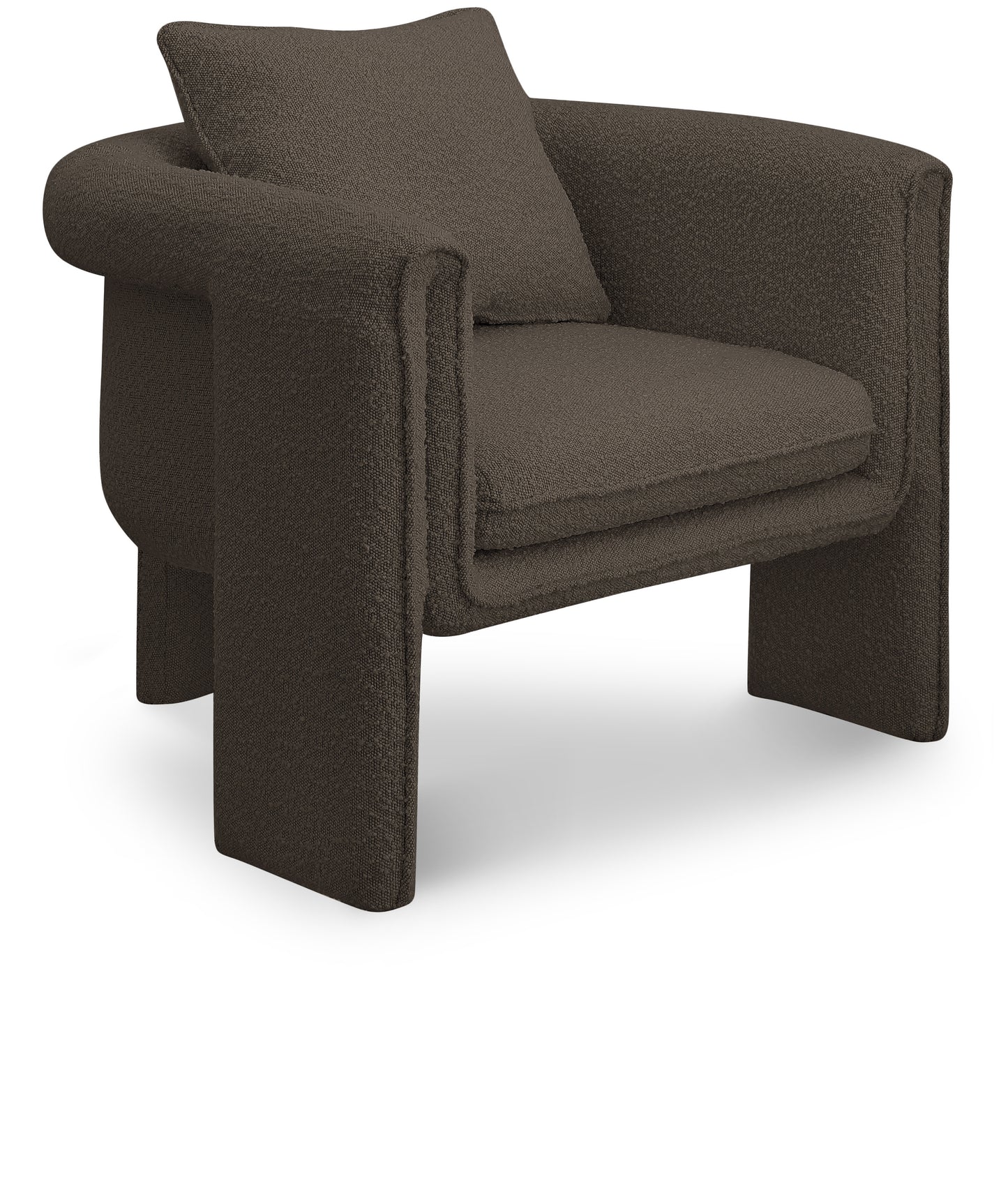 Stylus Boucle Accent Chair β Modern Textured Upholstered Seating with Cozy Comfort
