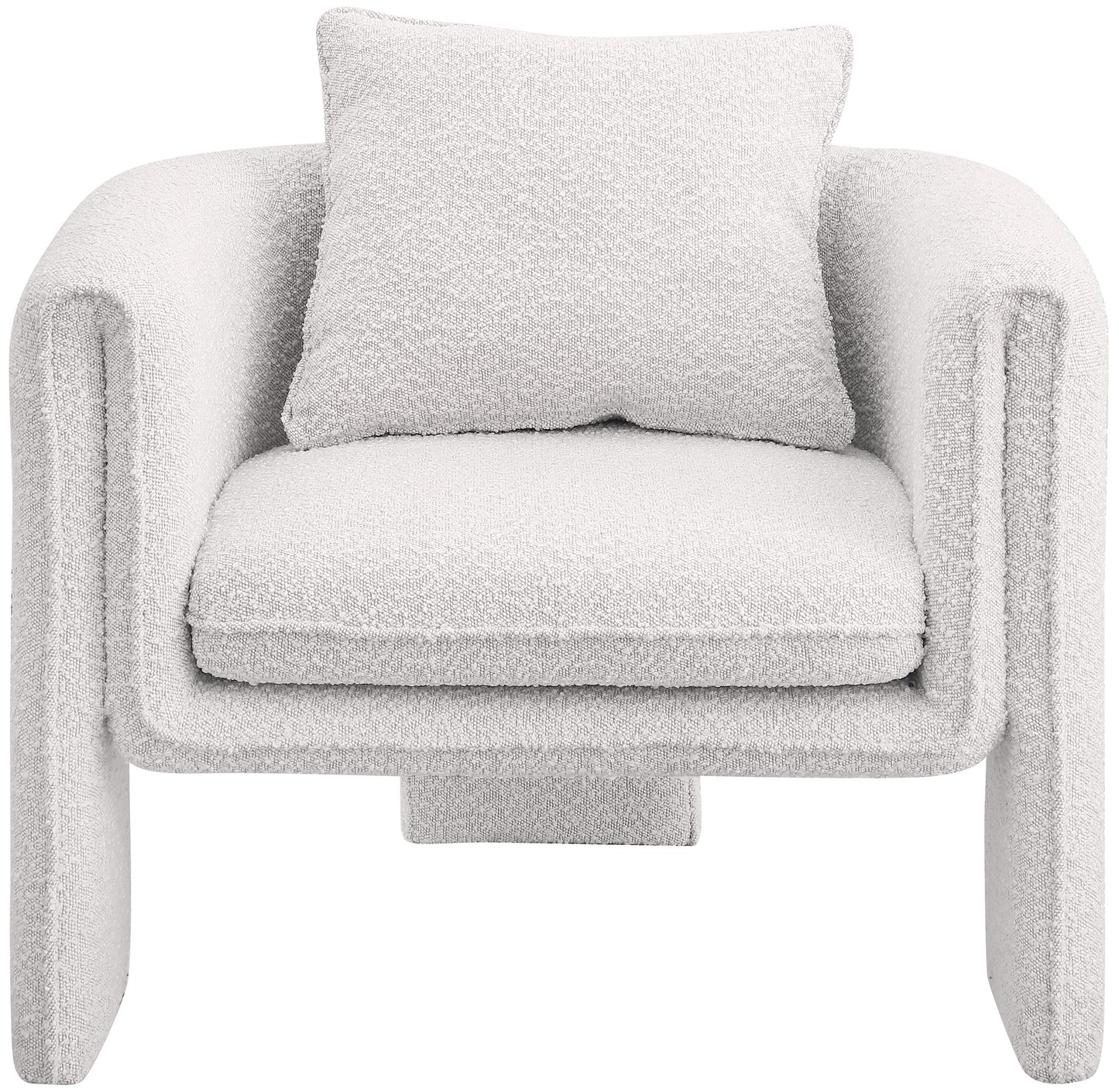 Stylus Boucle Accent Chair β Modern Textured Upholstered Seating with Cozy Comfort
