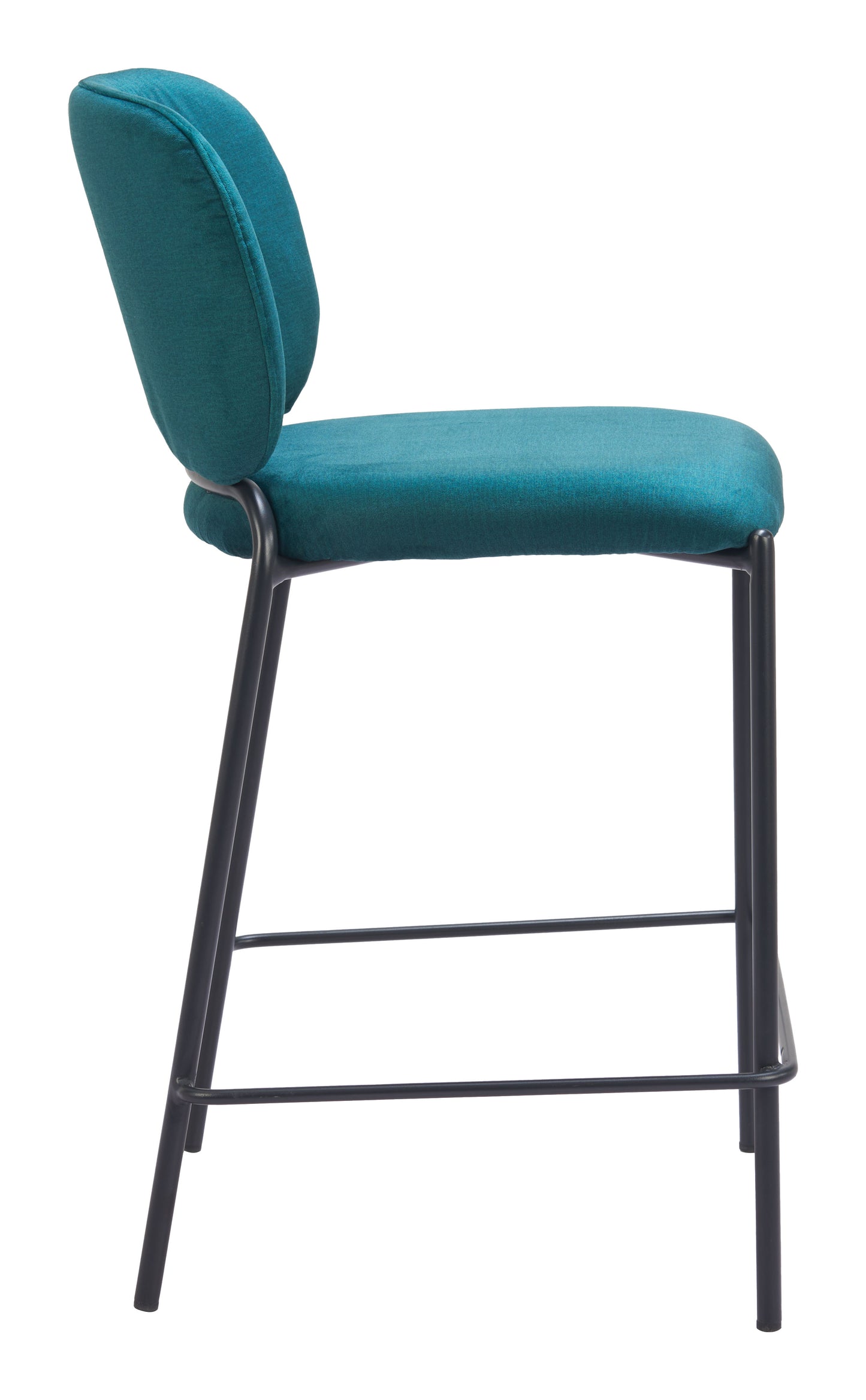 Plat Counter Stool (Set of 2) Green β Sleek and Stylish Green Counter Stools for Modern Kitchens or Bars