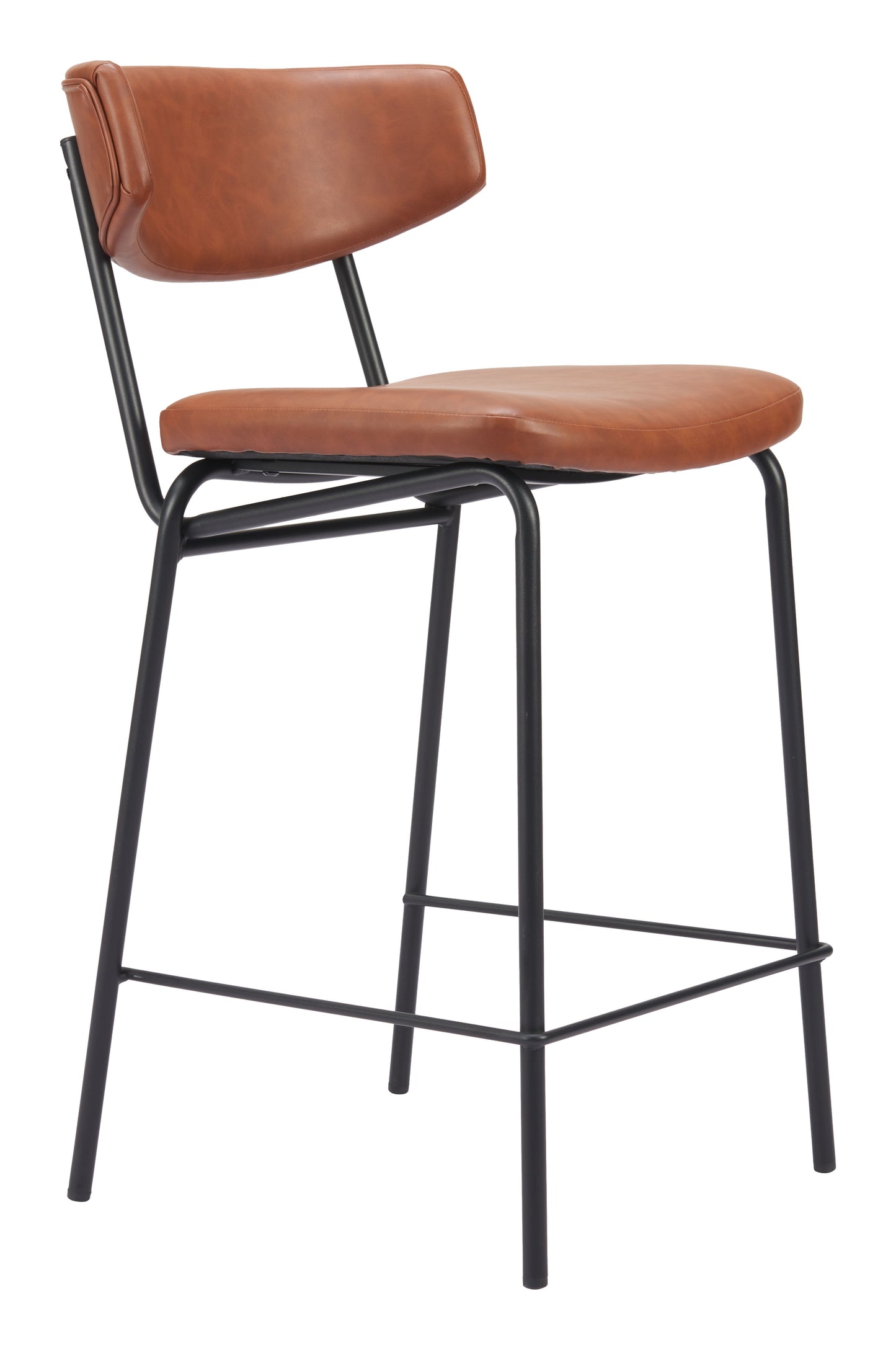 Charon Counter Stool (Set of 2) Vintage Brown β Stylish and Comfortable Vintage Brown Counter Stools for Modern Kitchens or Bars