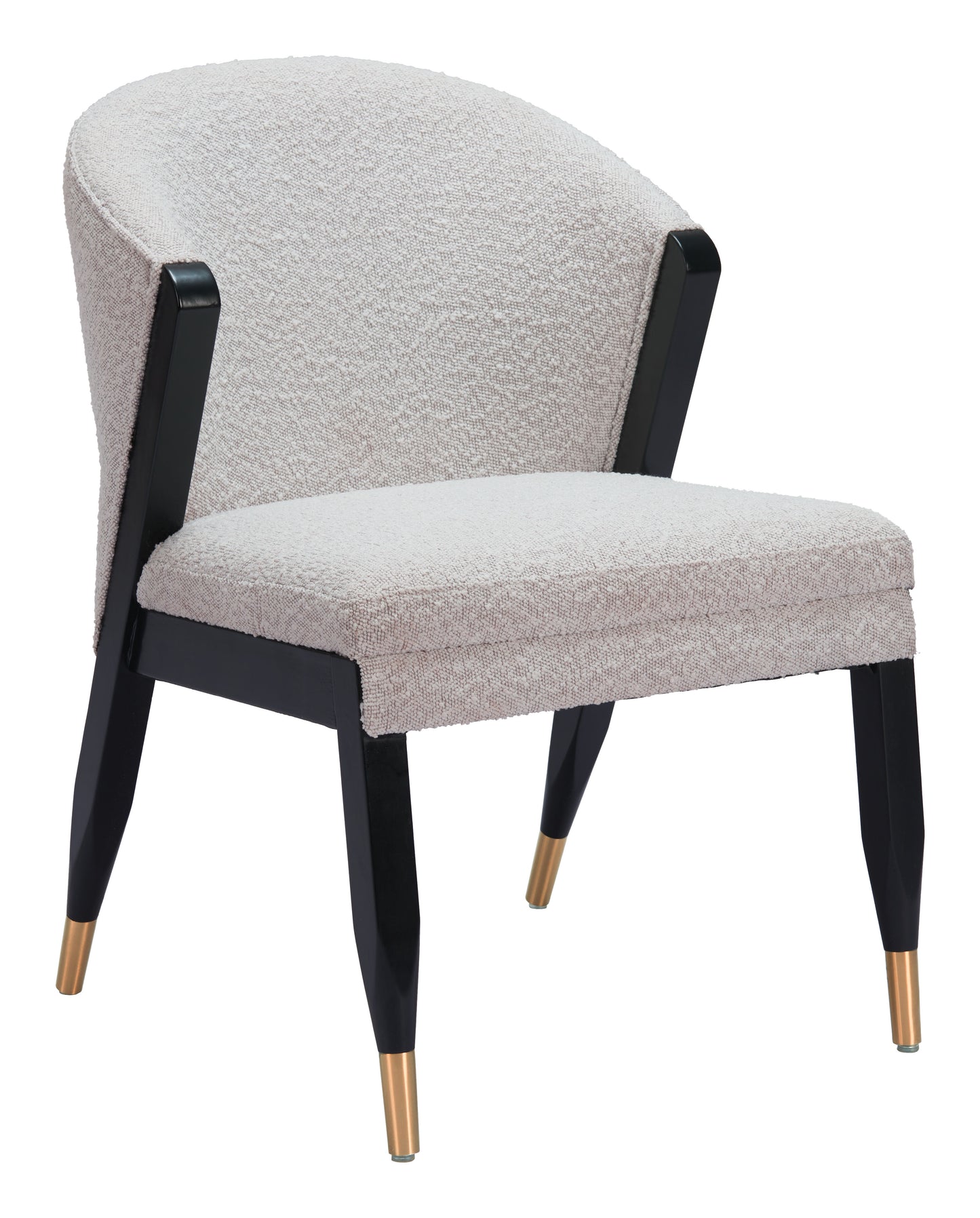 Pula Dining Chair - Misty Gray Modern and Comfortable Upholstered Chair for Stylish Dining Rooms