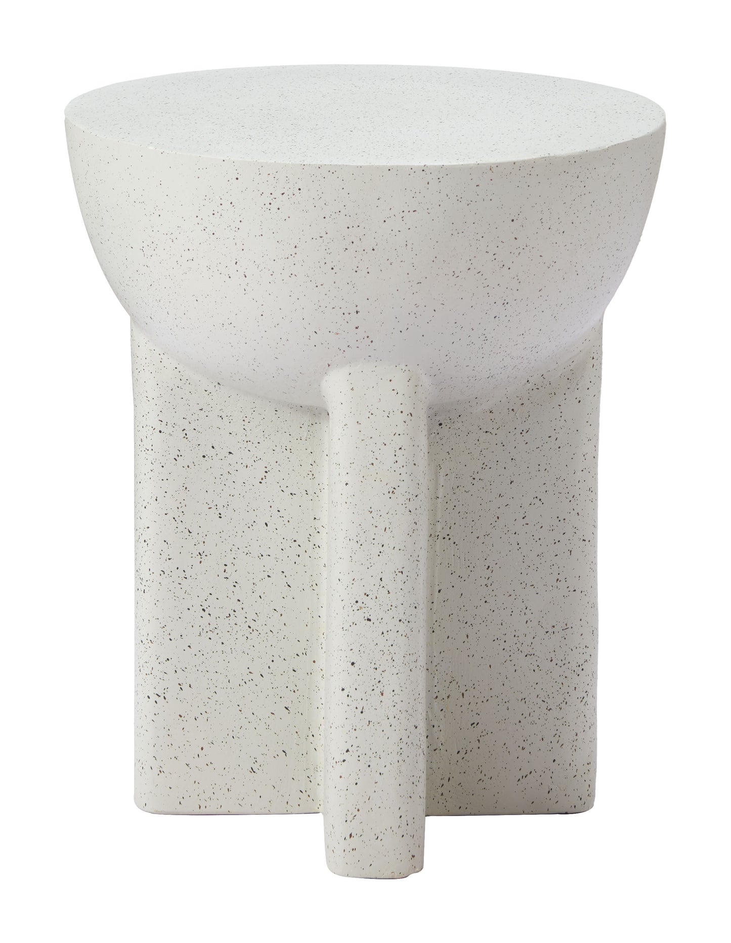 Molli Side Table White β Sleek and Modern White Accent for Living Room or Bedroom Decor