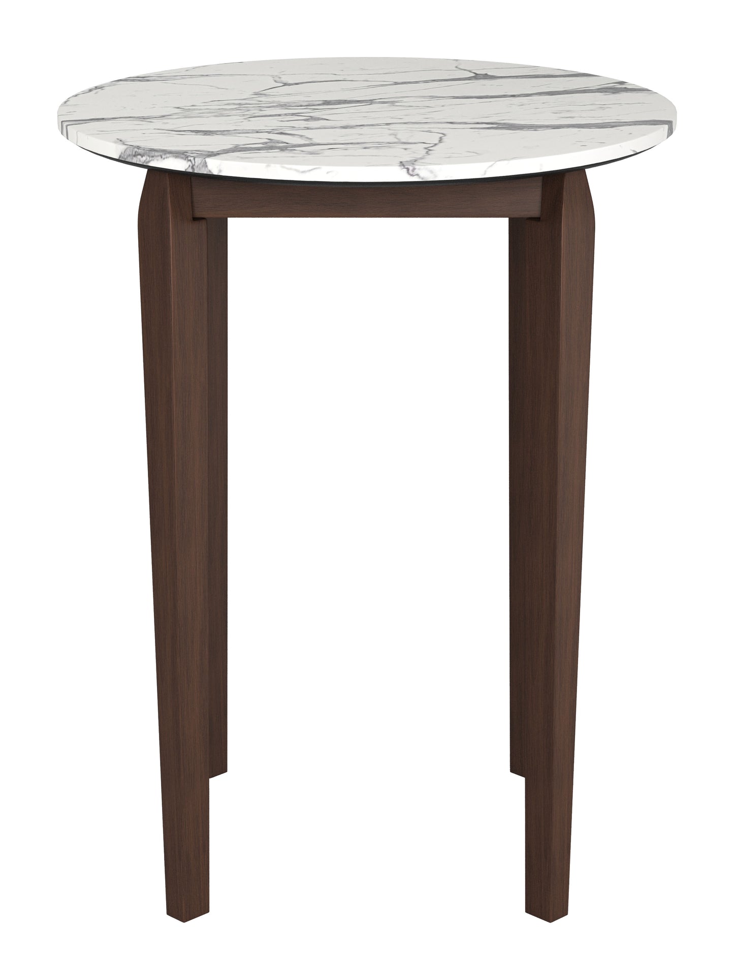 Vernon Bar Table - White Sleek and Modern Bar Table for Contemporary Home Decor