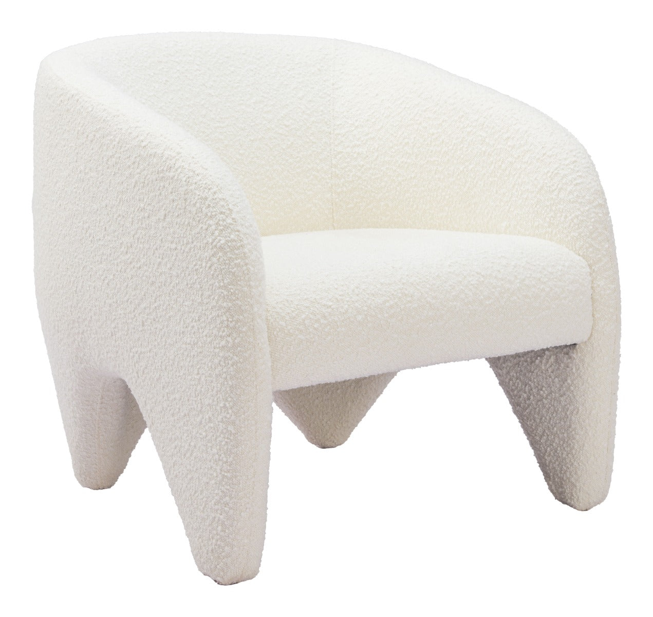 Lopta Accent Chair White – Elegant and Chic White Accent Chair for Contemporary Home Décor