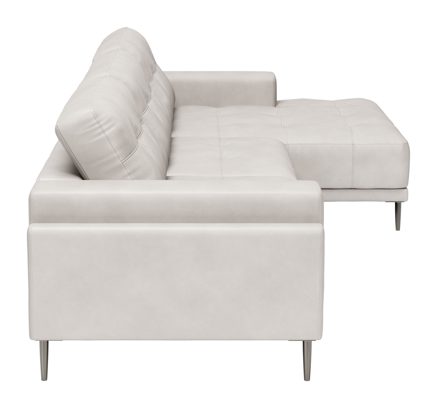 Bliss RAF Chaise Sectional Beige - Elegant & Comfortable RAF Chaise Sectional with Soft Beige Upholstery for a Cozy, Modern Living Room Style