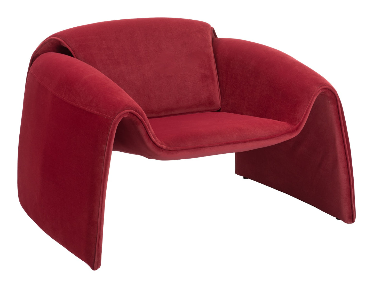 Horten Accent Chair - Red Bold and Comfortable Accent Chair for Modern Living Spaces