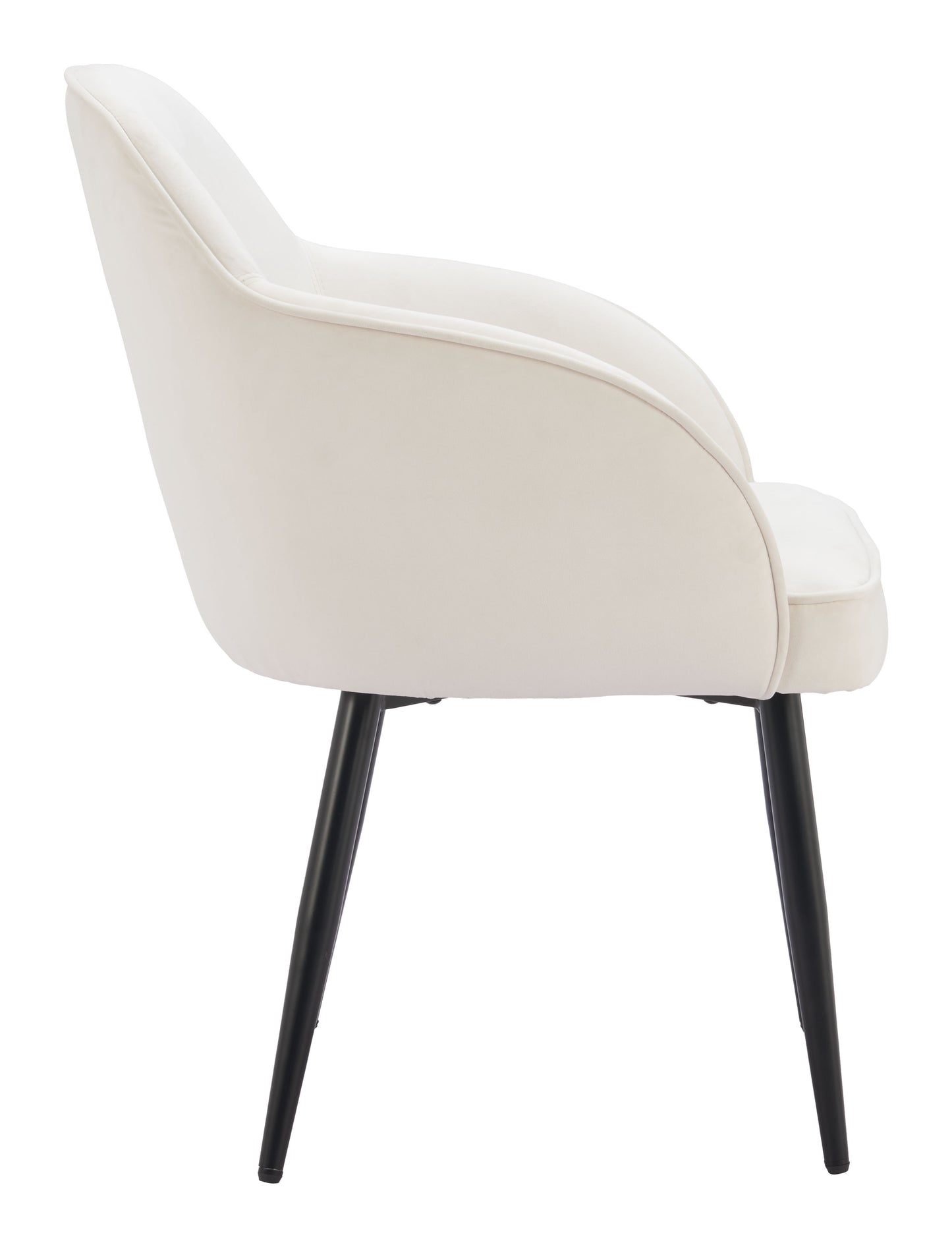 Jolie Dining Chair (Set of 2) Ivory β Elegant and Comfortable Ivory Dining Chairs for Dining Room or Kitchen Decor
