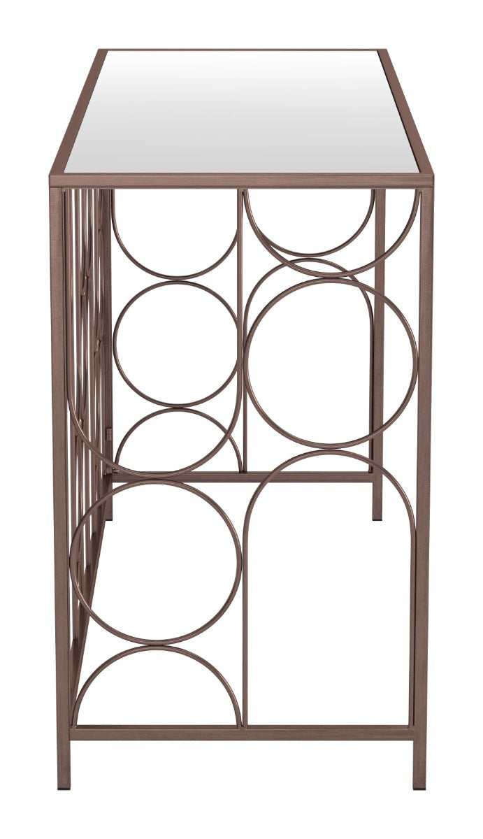 Convale Console Table - Bronze Elegant and Modern Console Table for Contemporary Living Spaces and Entryways