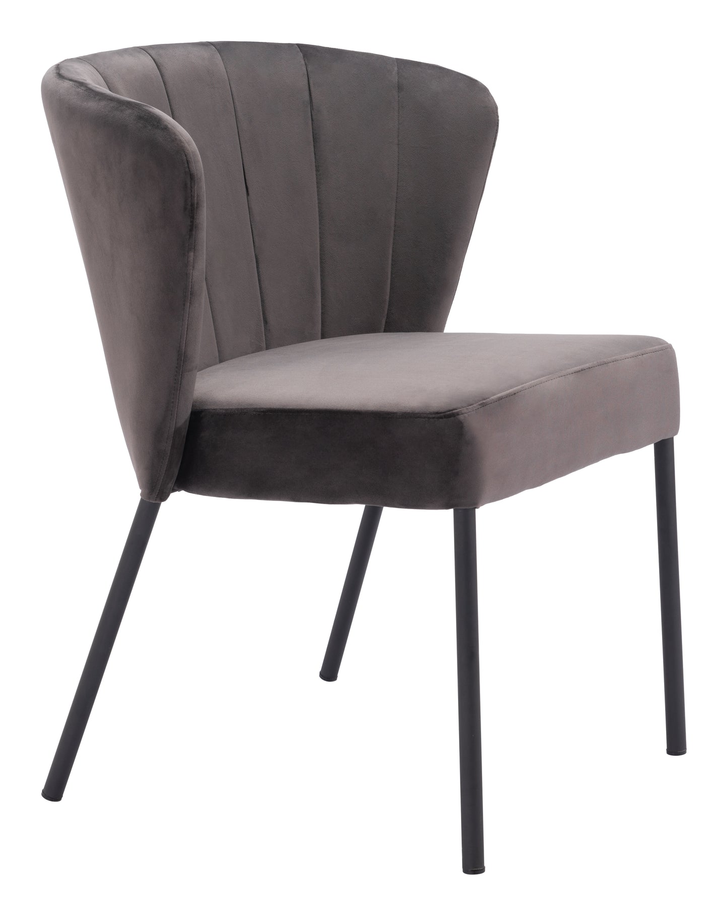 Aimee Dining Chair Set of 2 - Modern Gray Design for Stylish Dining Rooms and Contemporary Spaces