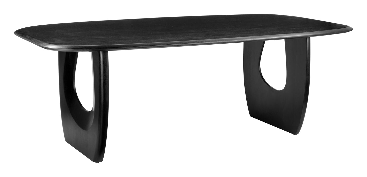 Arasan Dining Table Black β Elegant and Modern Black Dining Table for Your Dining Room or Home Interior
