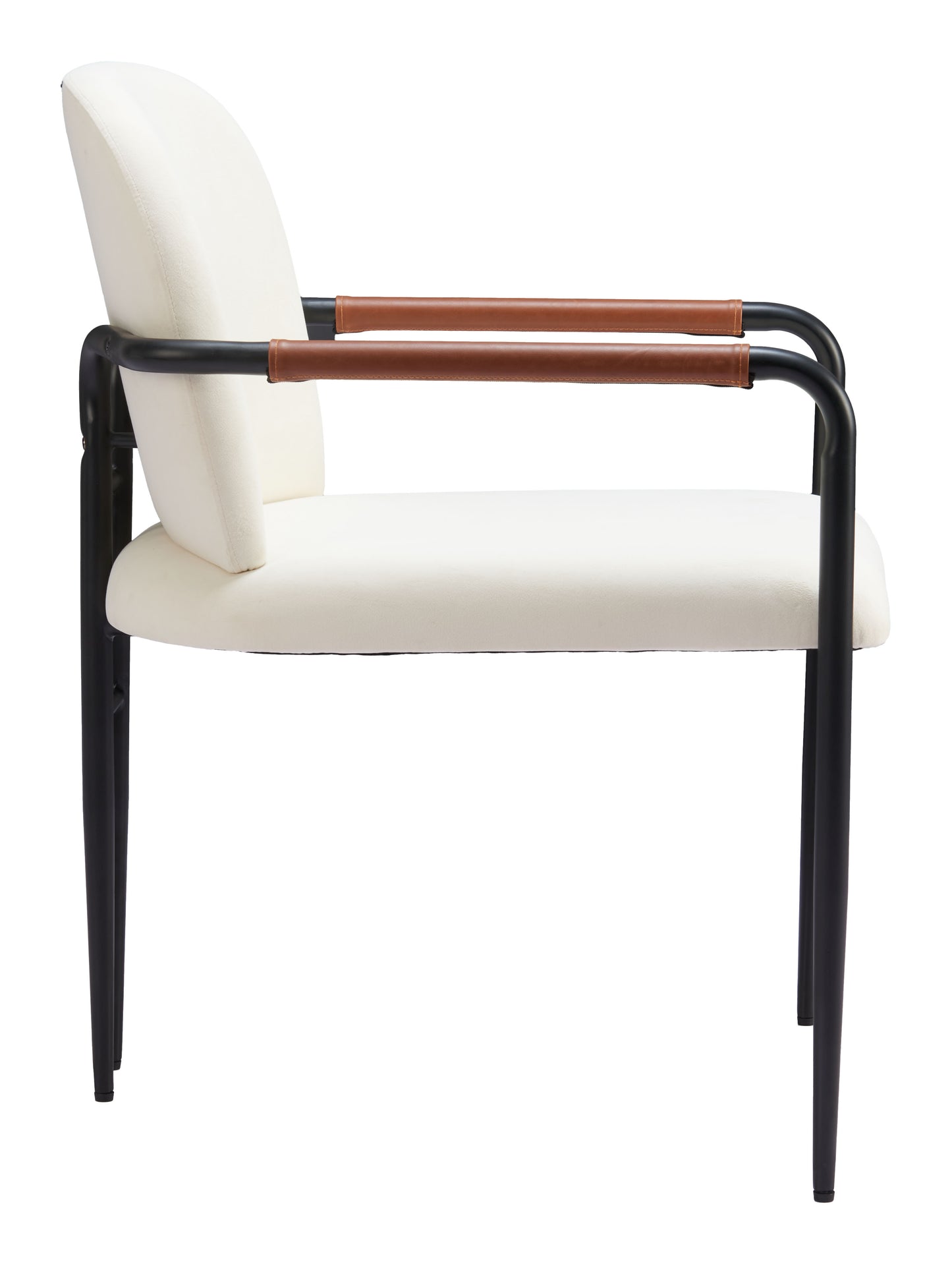 Sibu Dining Chair Set of 2 - Cream Elegant and Comfortable Upholstered Chairs for Stylish Dining Rooms