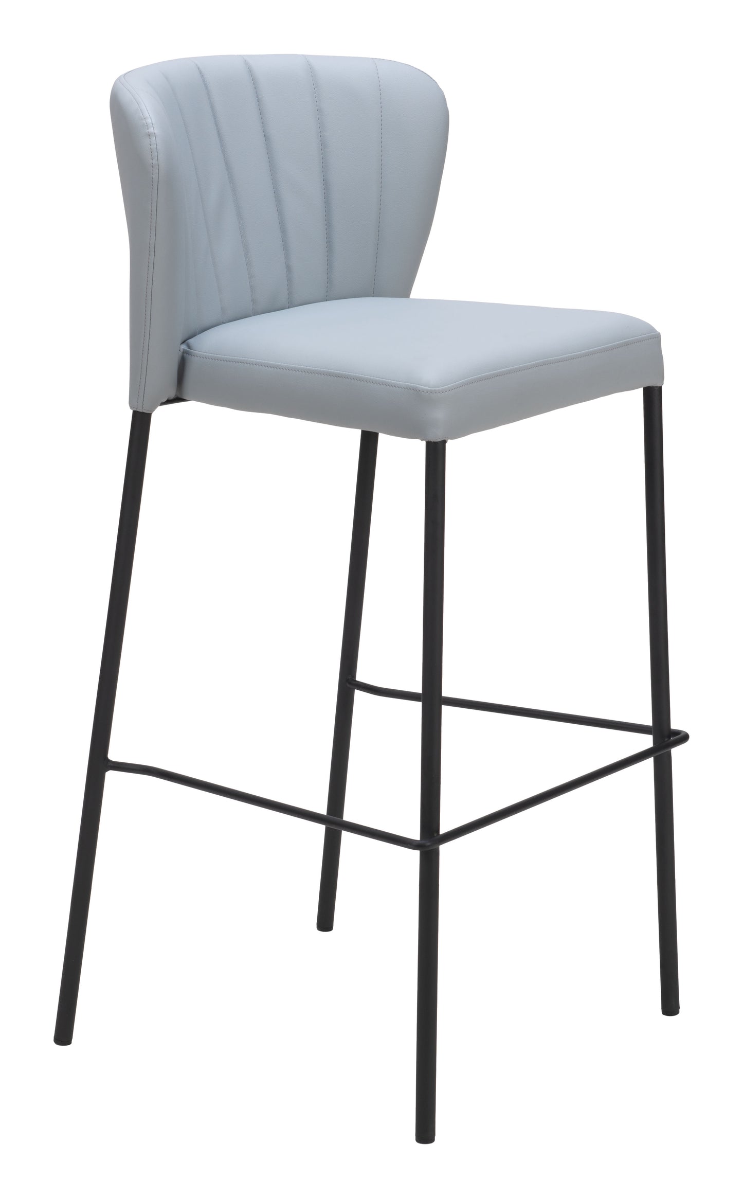 Linz Barstool Set of 2 - Modern Gray Design for Chic Home Bars and Kitchens