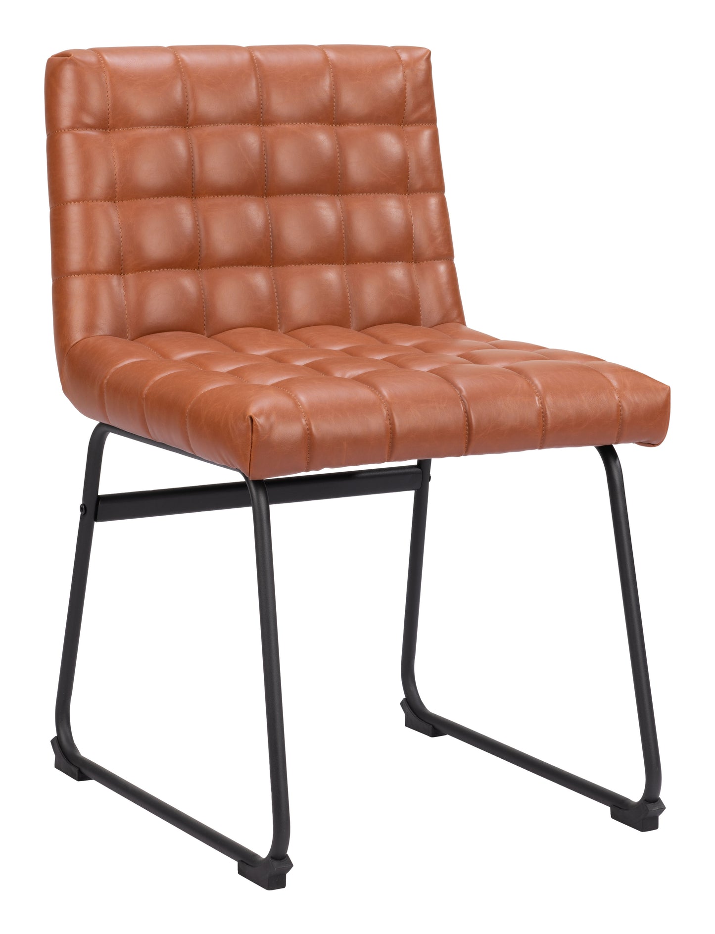 Pago Dining Chair Set of 2 - Brown Stylish and Comfortable Upholstered Chairs for Modern Dining Rooms