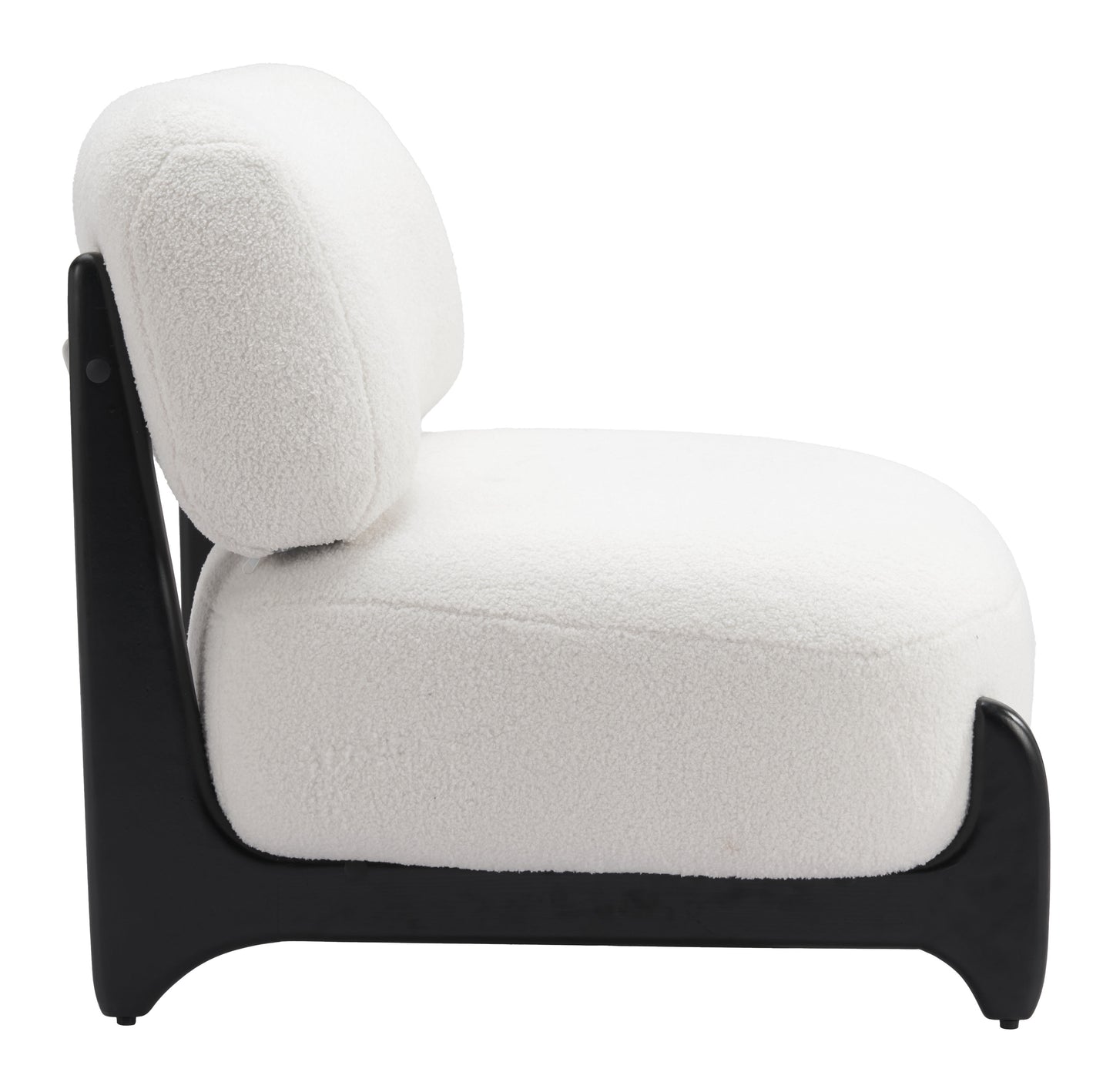 Bombo Accent Chair White – Chic and Elegant White Accent Chair for Contemporary Home Décor