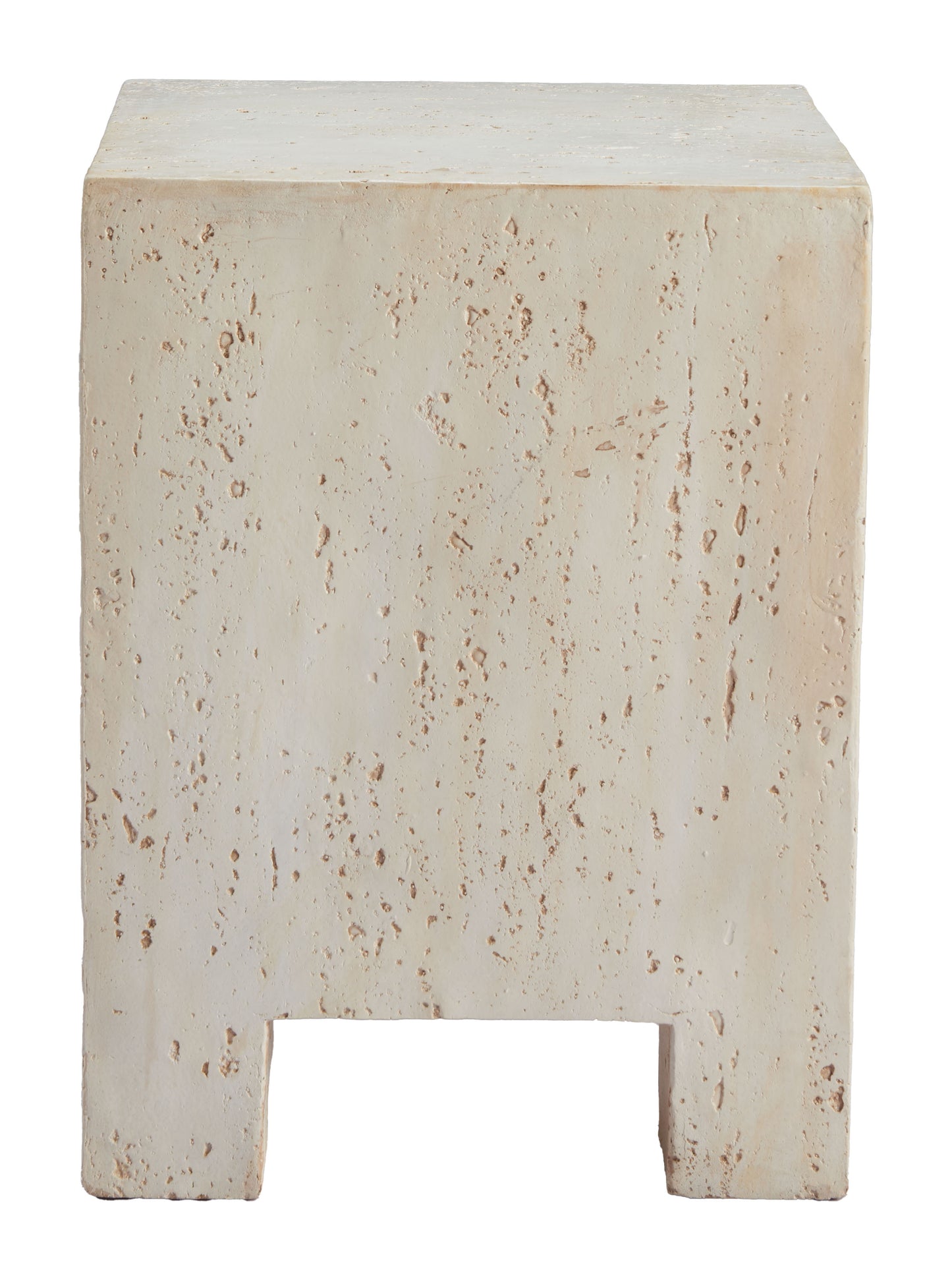 Kitara Side Table Beige β Stylish and Neutral Beige Accent for Living Room or Bedroom Decor